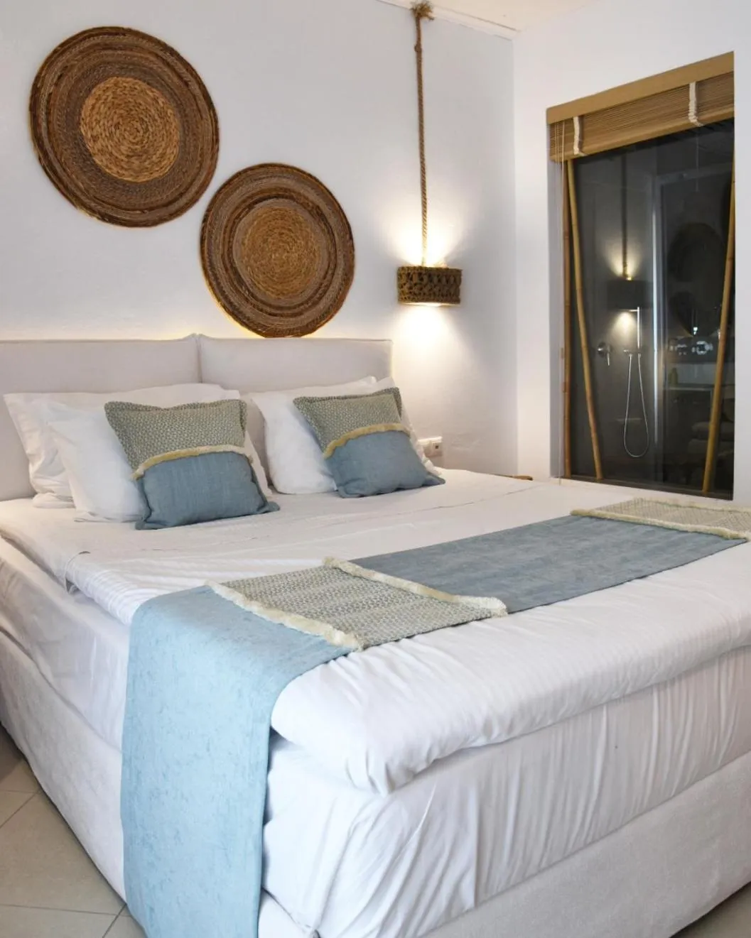 Bed in Angelos Design Suites