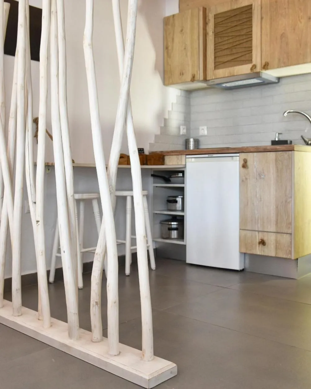 Kitchen or kitchenette in Angelos Design Suites