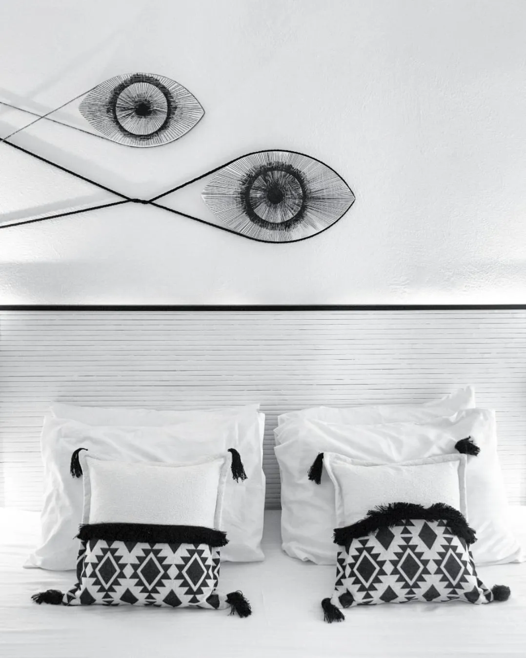 Bed in Angelos Design Suites