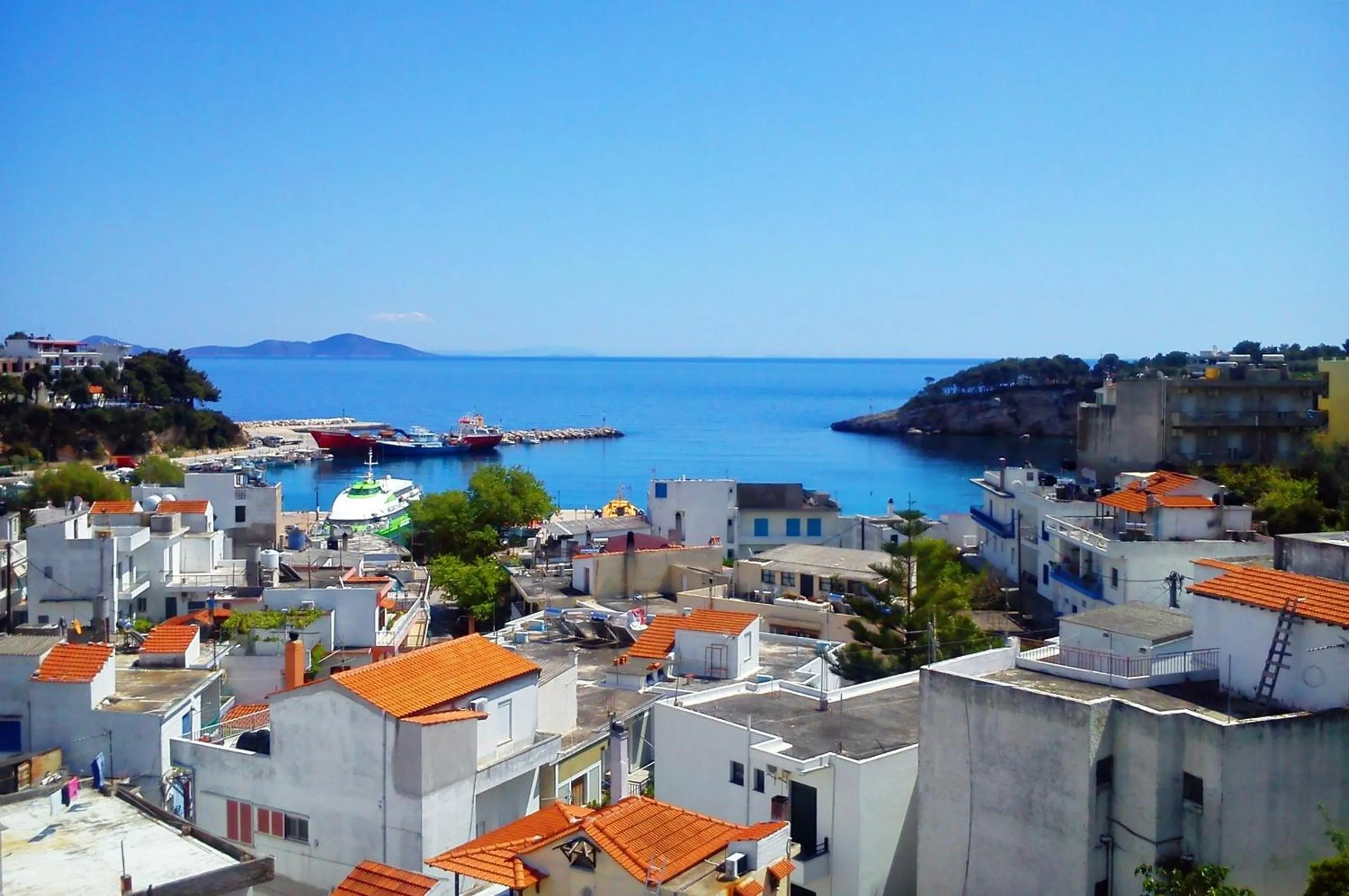 Sea view in Angelos Design Suites