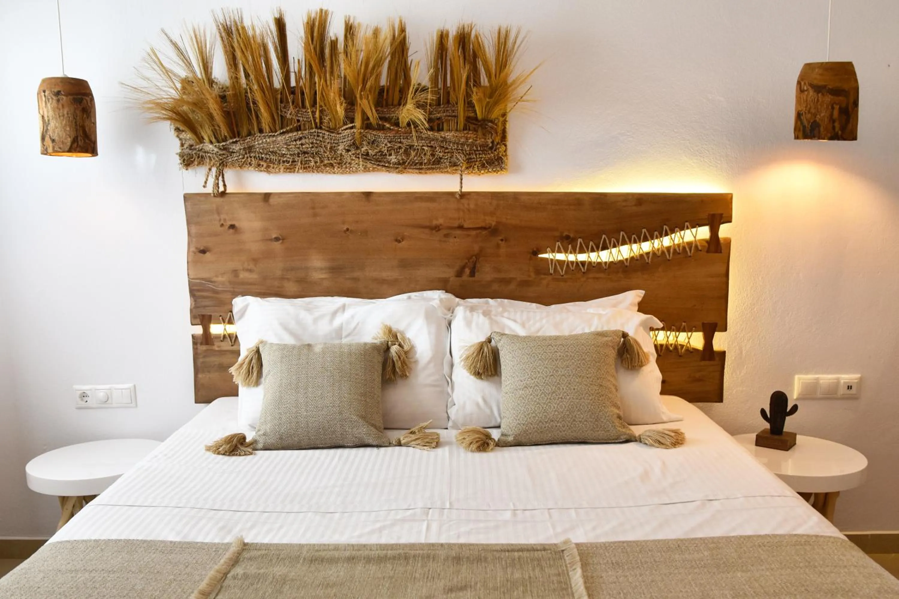 Bed in Angelos Design Suites