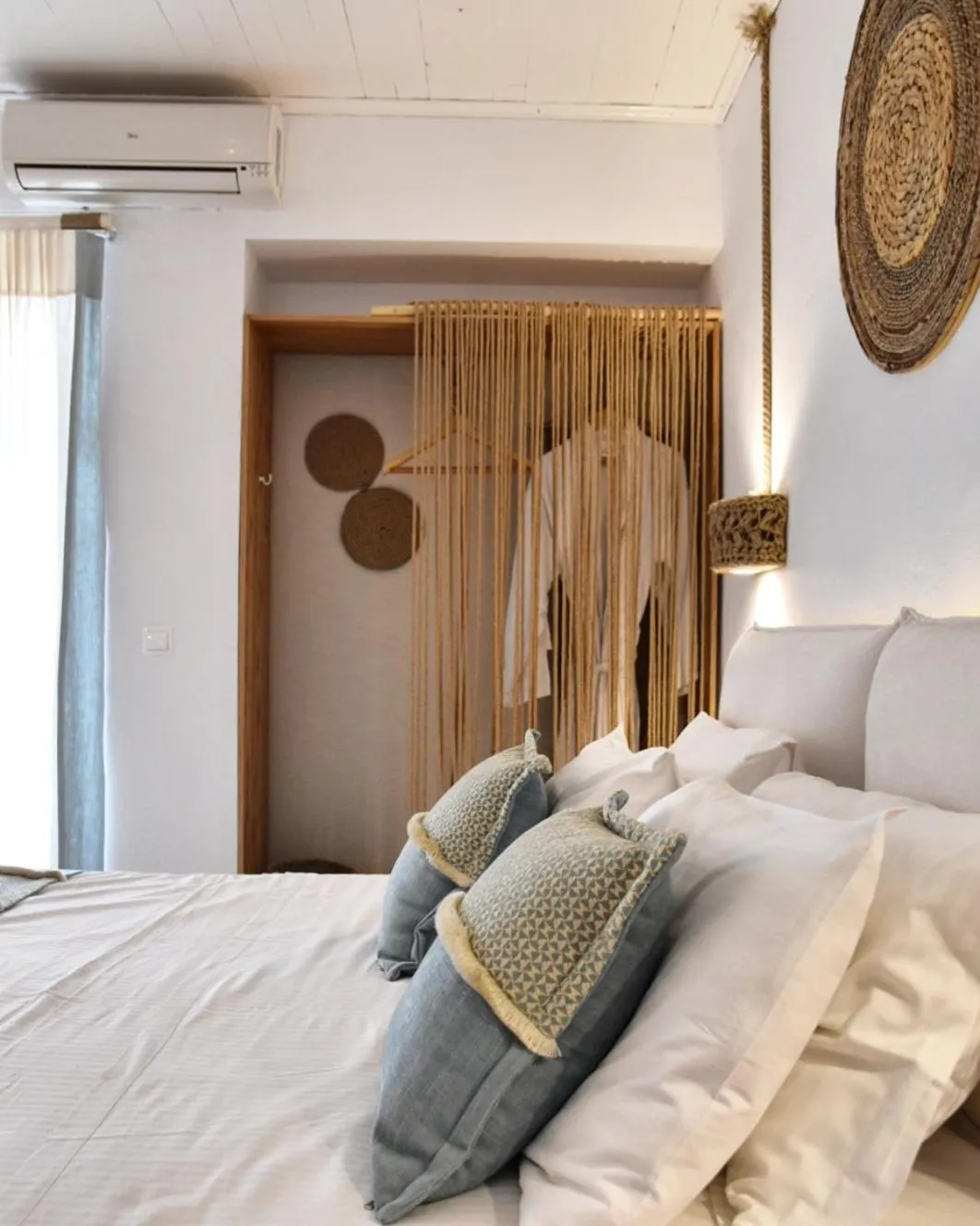 Bed in Angelos Design Suites