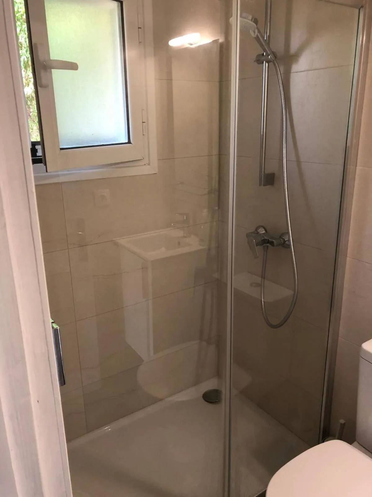Shower in Dimitra Apartments G