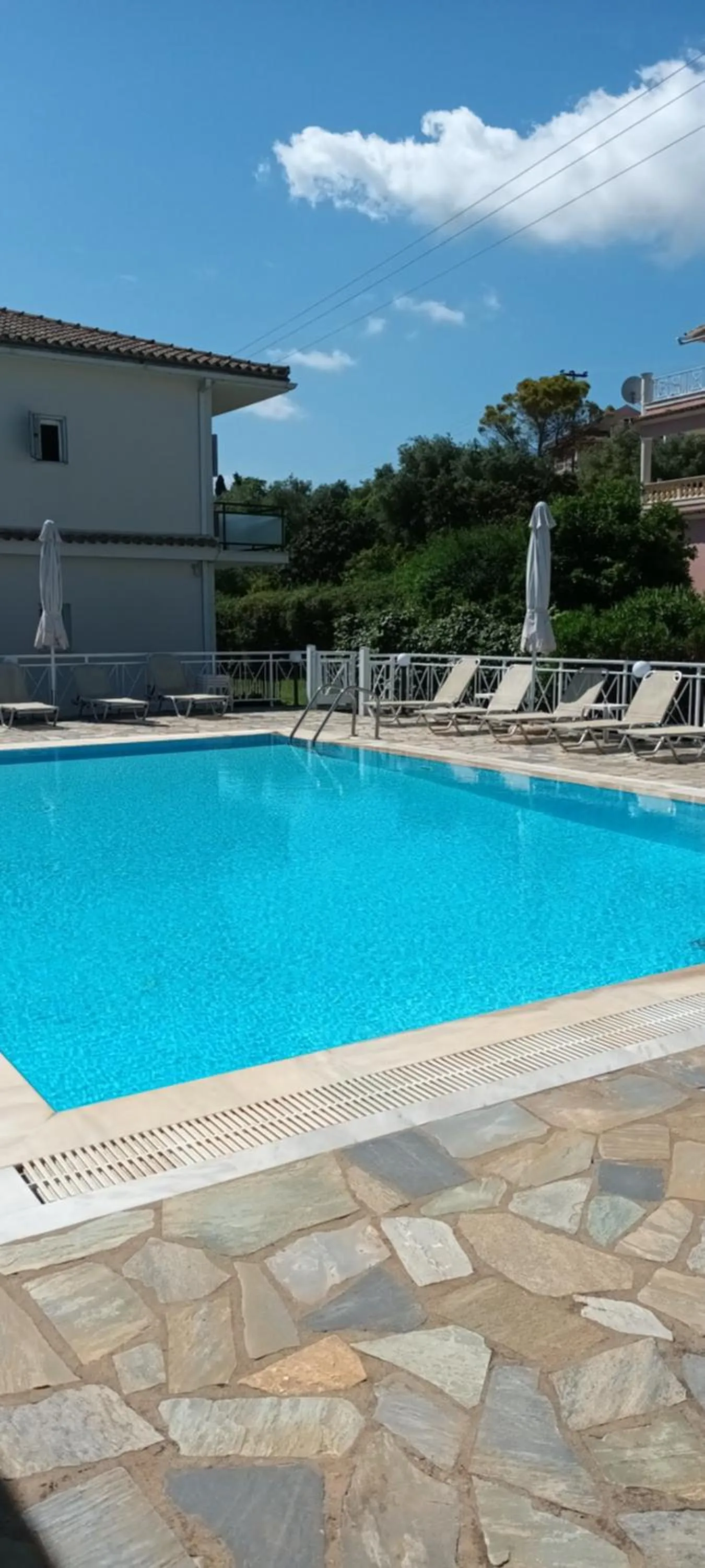 Pool view in Dimitra Apartments G