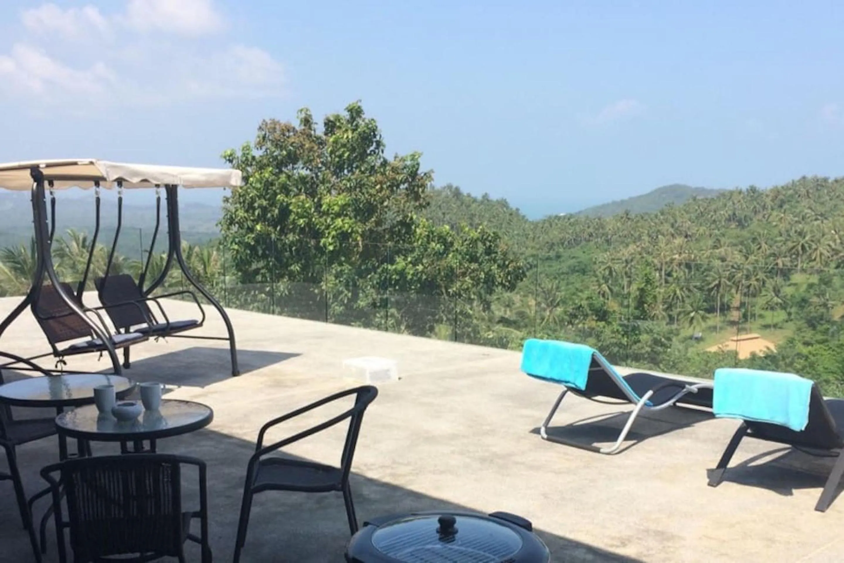 Patio in 9 Bedroom Sea Blue View Villa - 5 Star with Staff SDV080A-By Samui Dream Villas