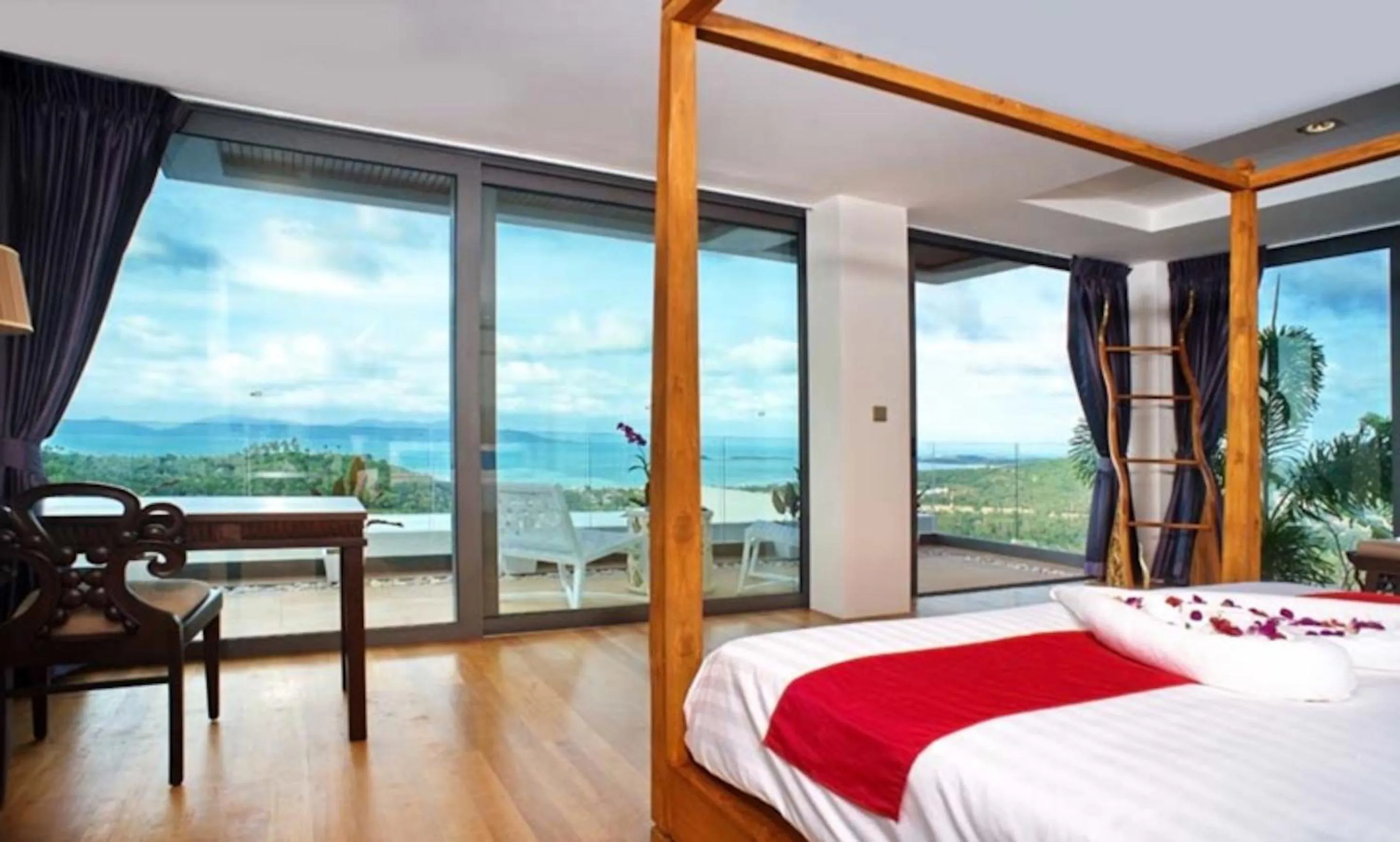 Bedroom in 9 Bedroom Sea Blue View Villa - 5 Star with Staff SDV080A-By Samui Dream Villas