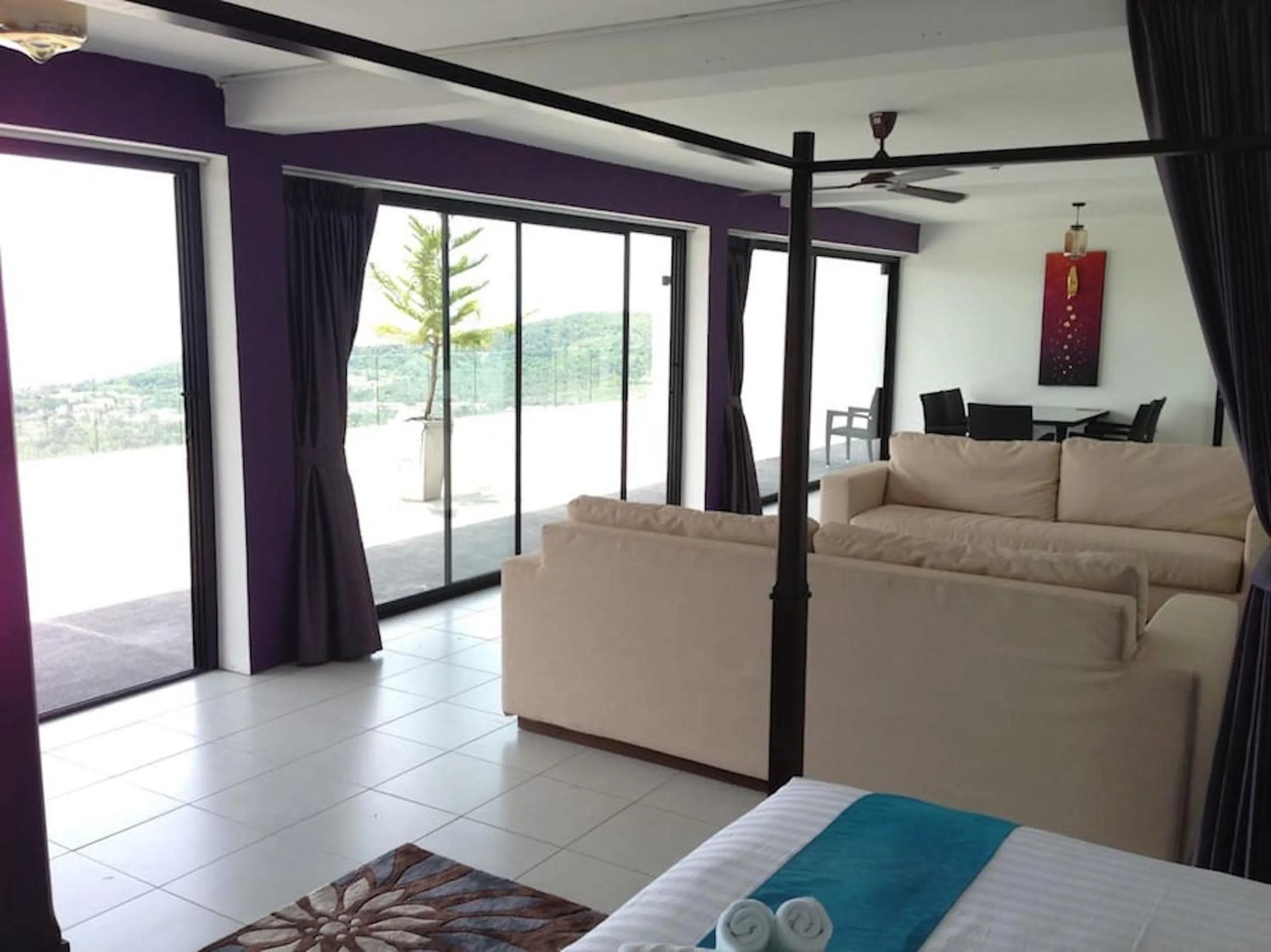 Living room in 9 Bedroom Sea Blue View Villa - 5 Star with Staff SDV080A-By Samui Dream Villas