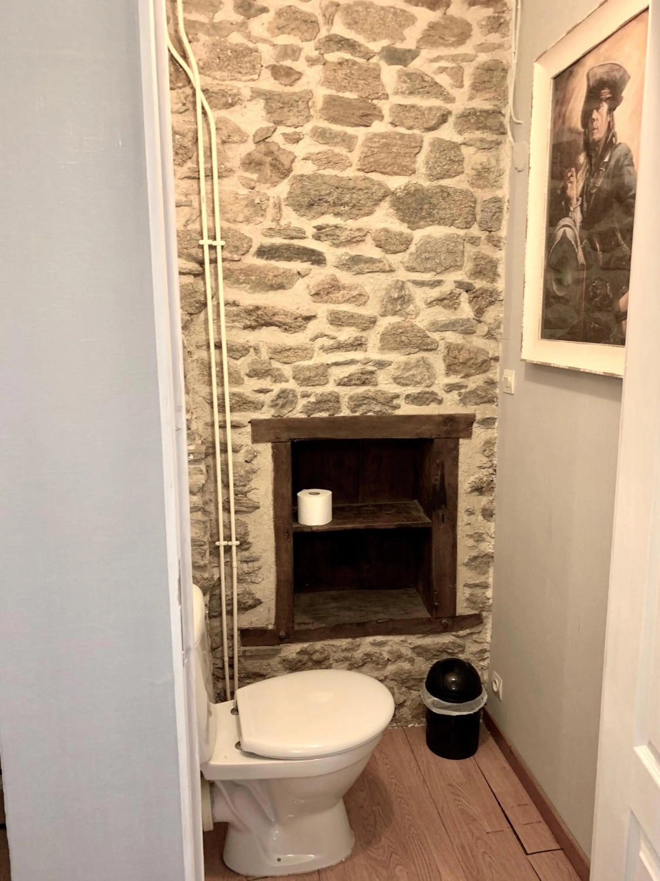 Toilet in Chambres d'Hôtes du Manoir du Haut Salmon