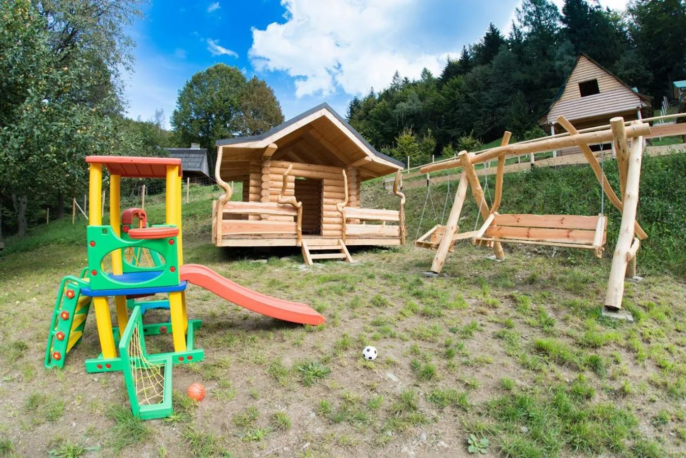 Children play ground in Cicha Polana