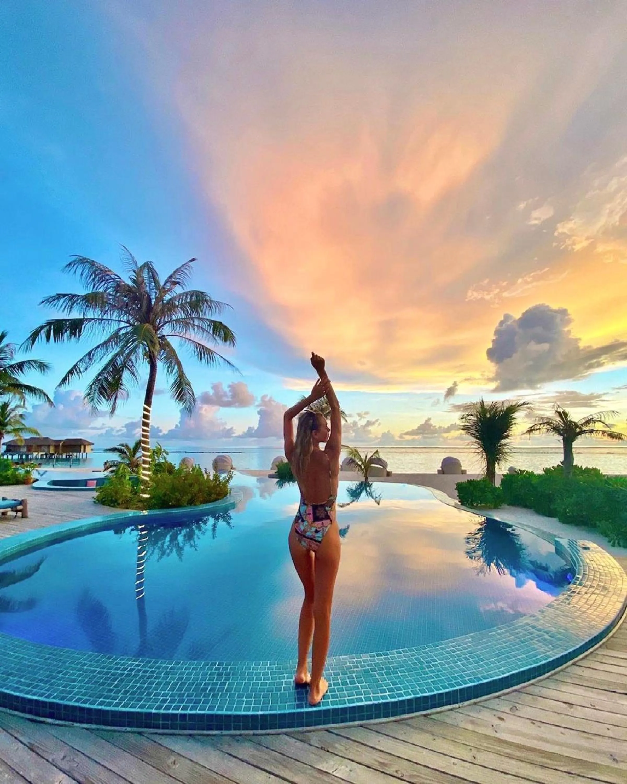 Pool view in You & Me Maldives - Adults Only - Premium All-Inclusive