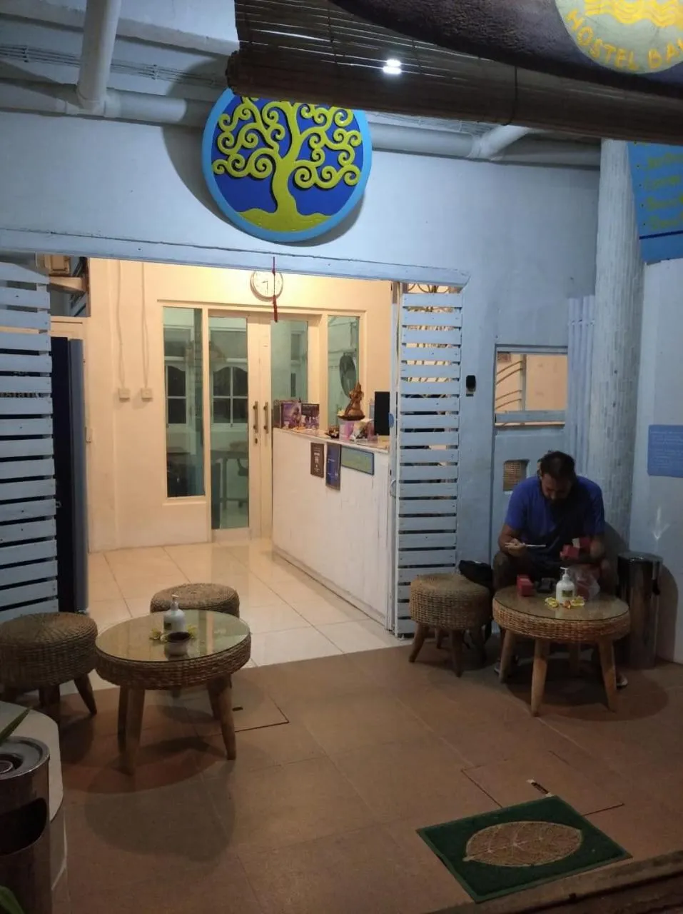 group of guests in Seabreeze Hostel Bali