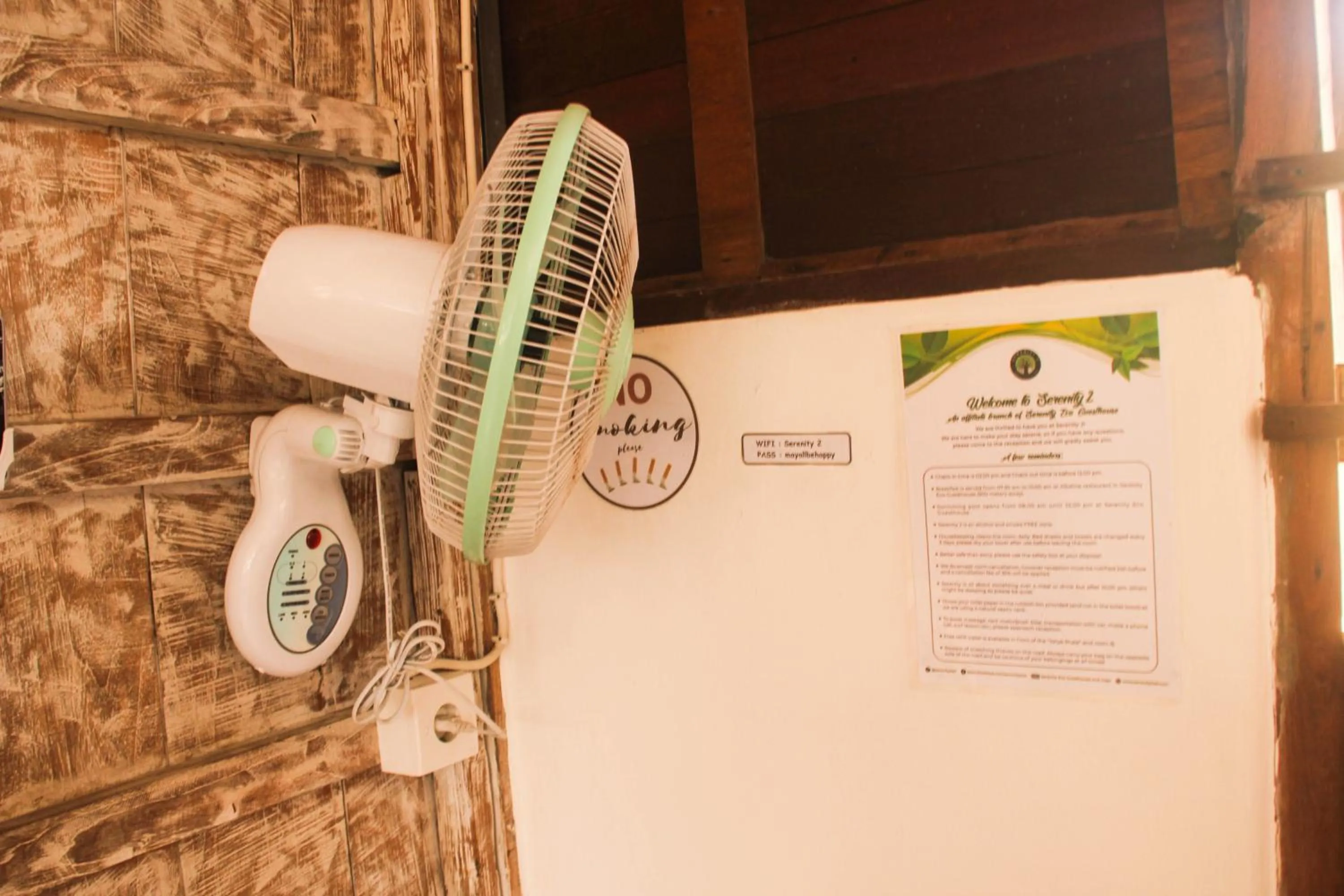 fireplace in Seabreeze Hostel Bali