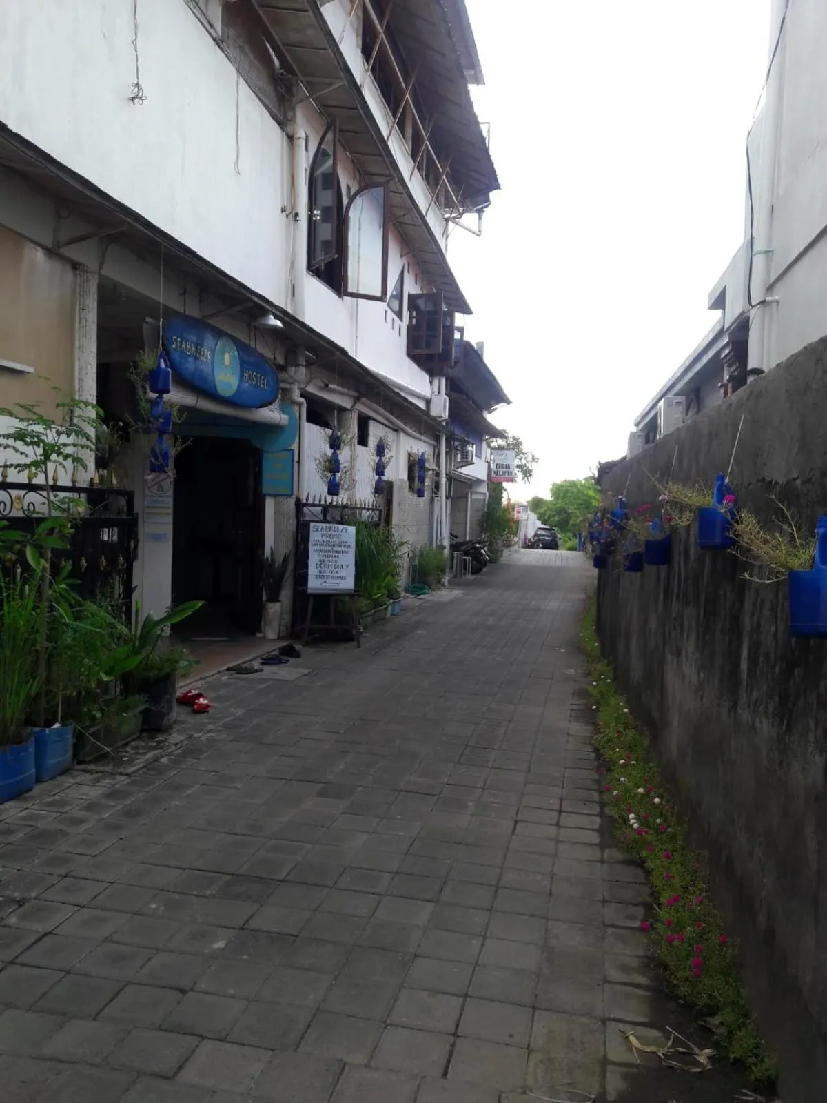 Street view in Seabreeze Hostel Bali