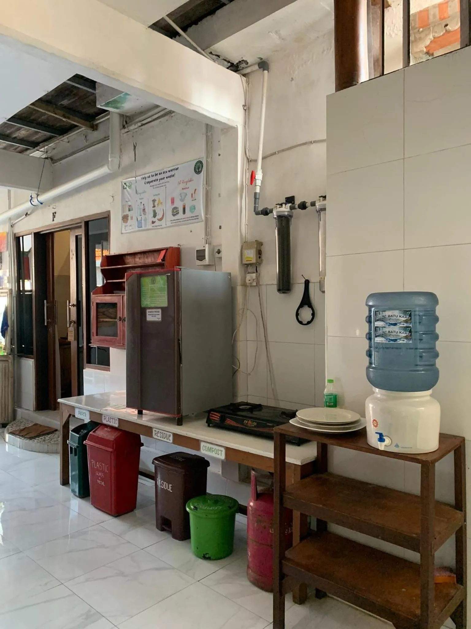 stove in Seabreeze Hostel Bali