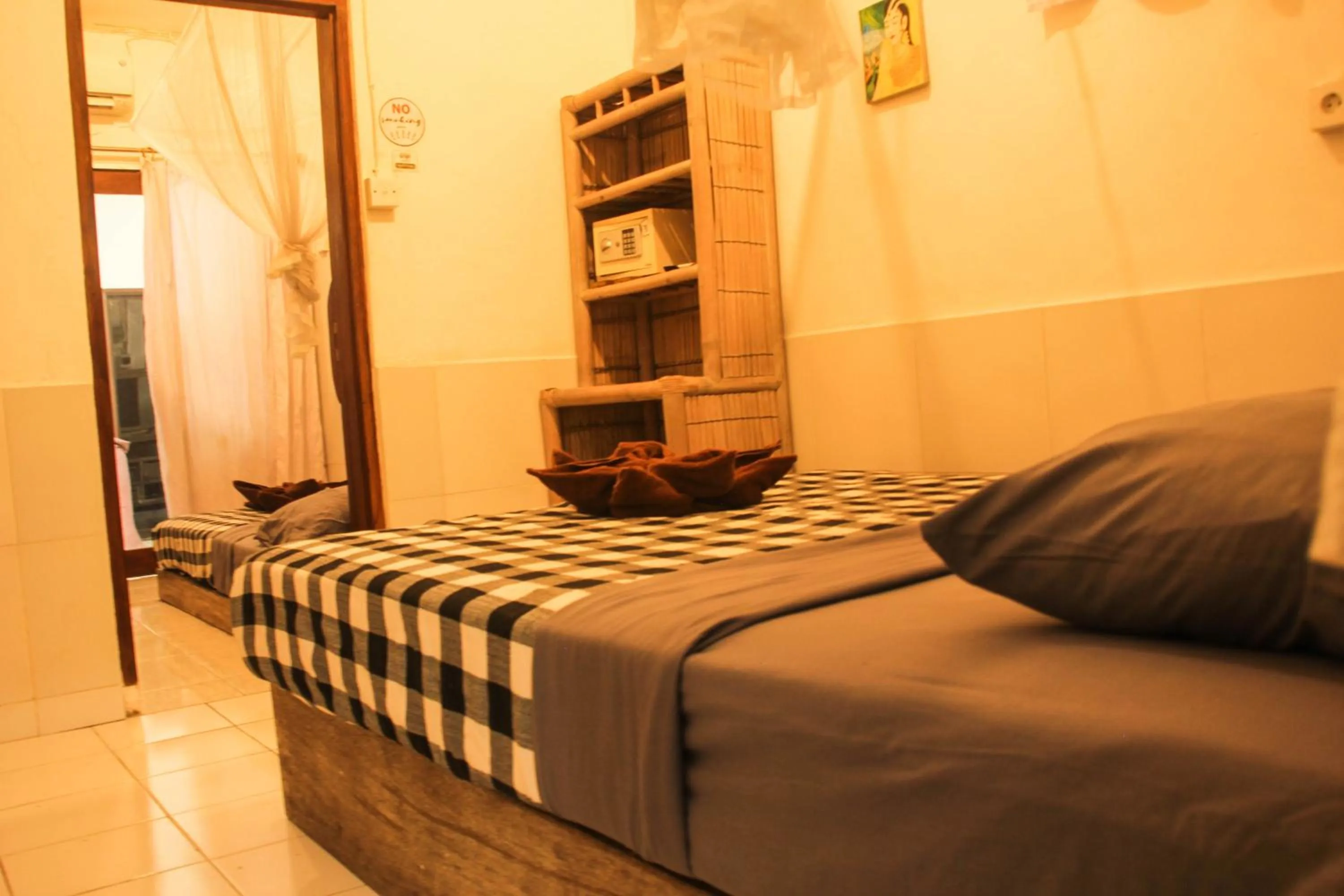 Bed in Seabreeze Hostel Bali