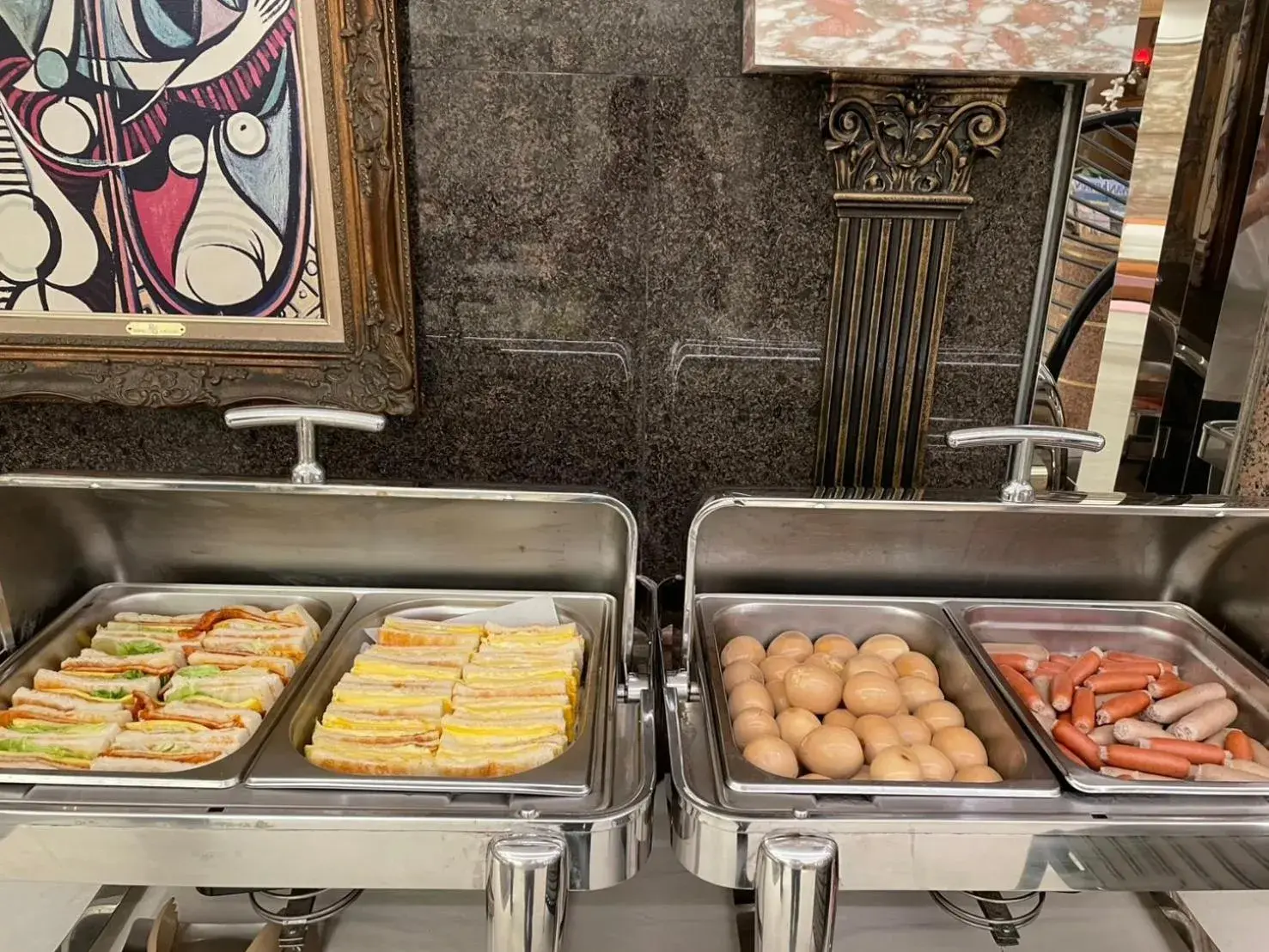 Buffet breakfast in Taipei Charming City Hotel Buffet breakfast in Taipei Charming City Hotel