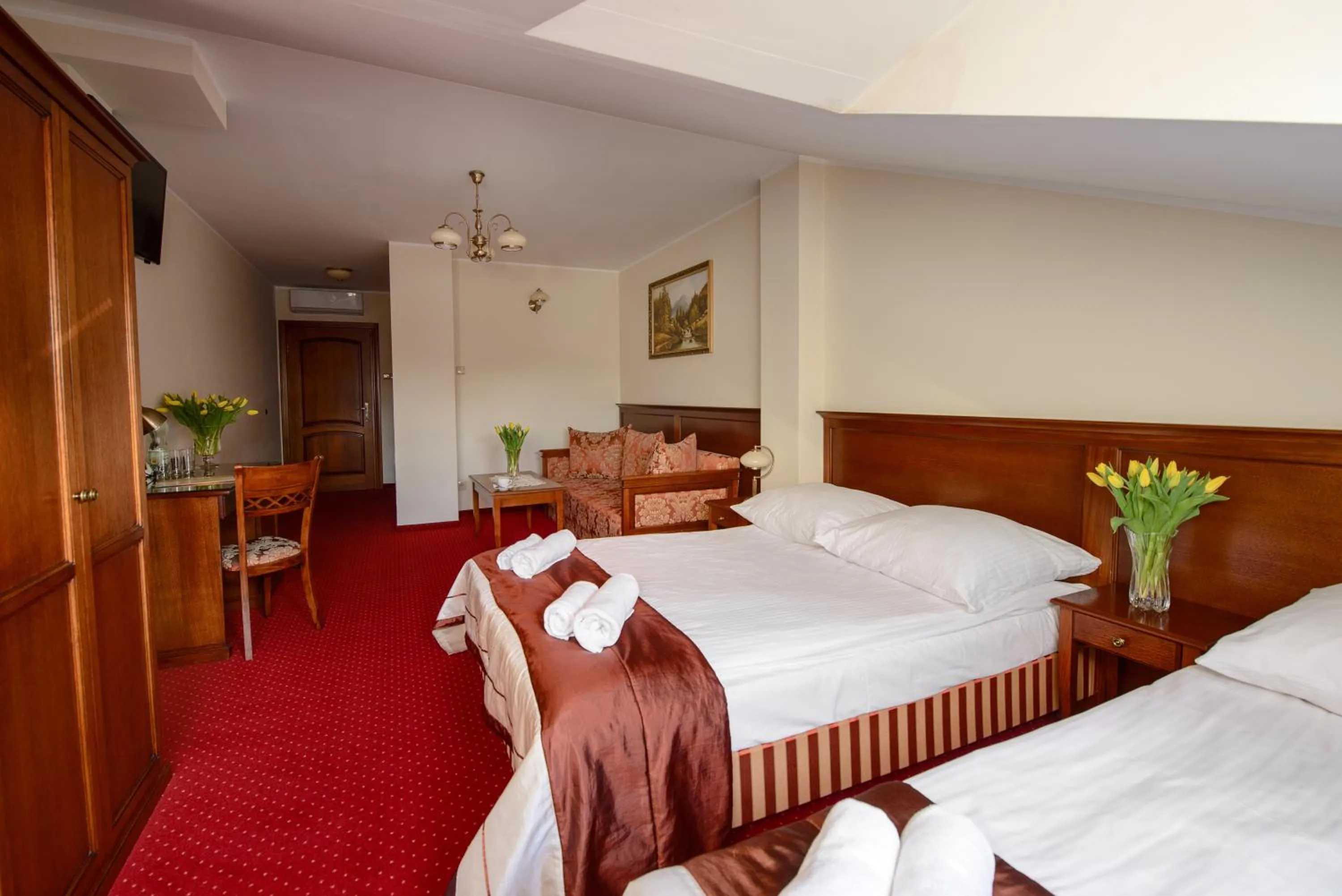 Bed in Dworek Vesaria