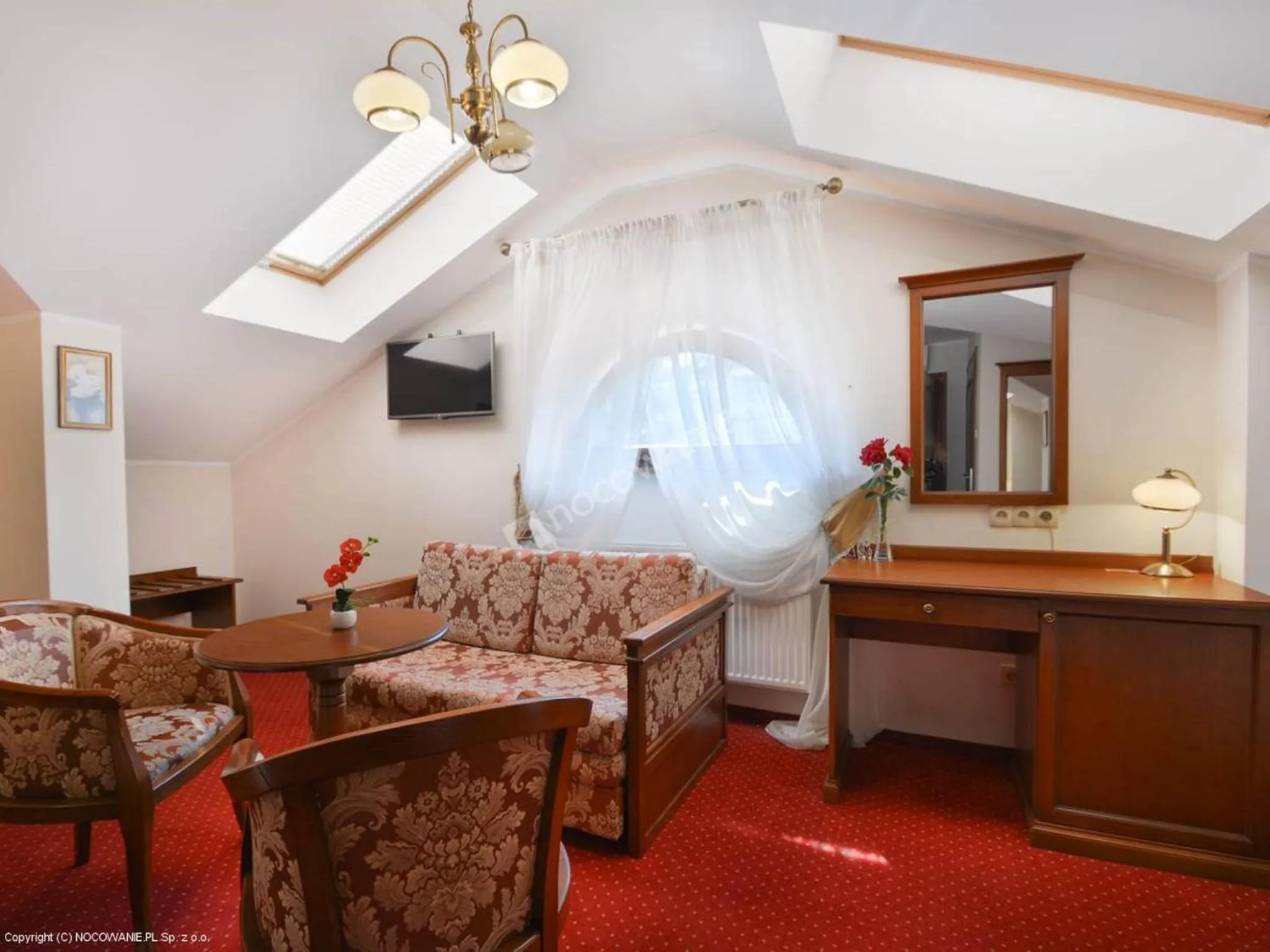 Living room in Dworek Vesaria