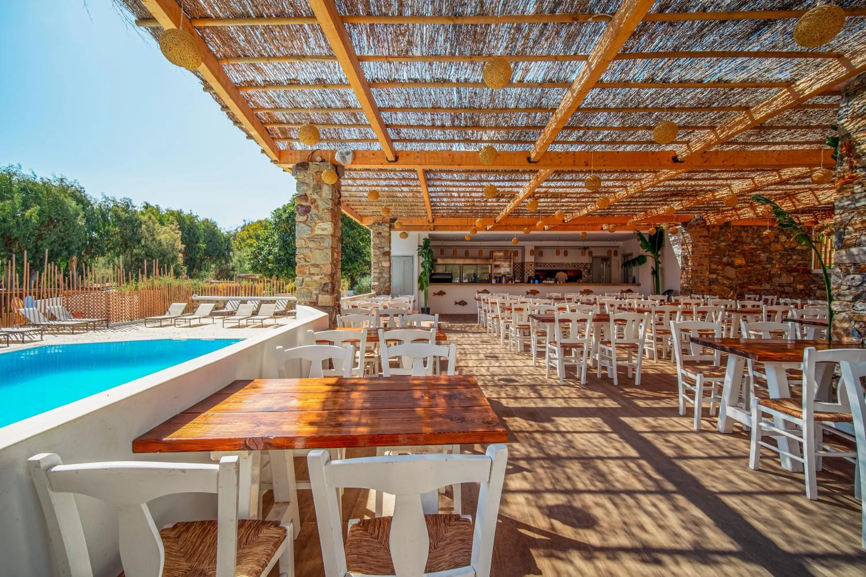 Restaurant/places to eat in Coralli Seaside Resort