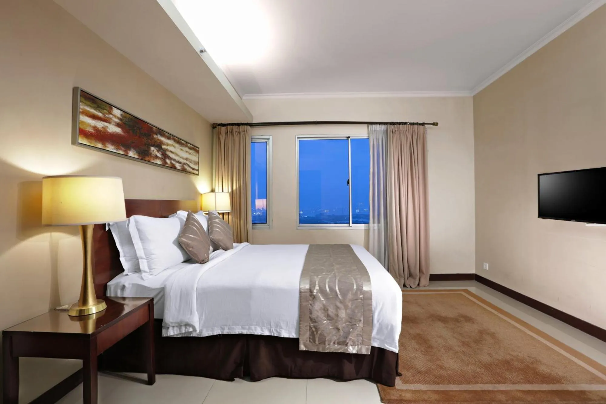 Bedroom, Bed in Grand Dafam Ancol Jakarta