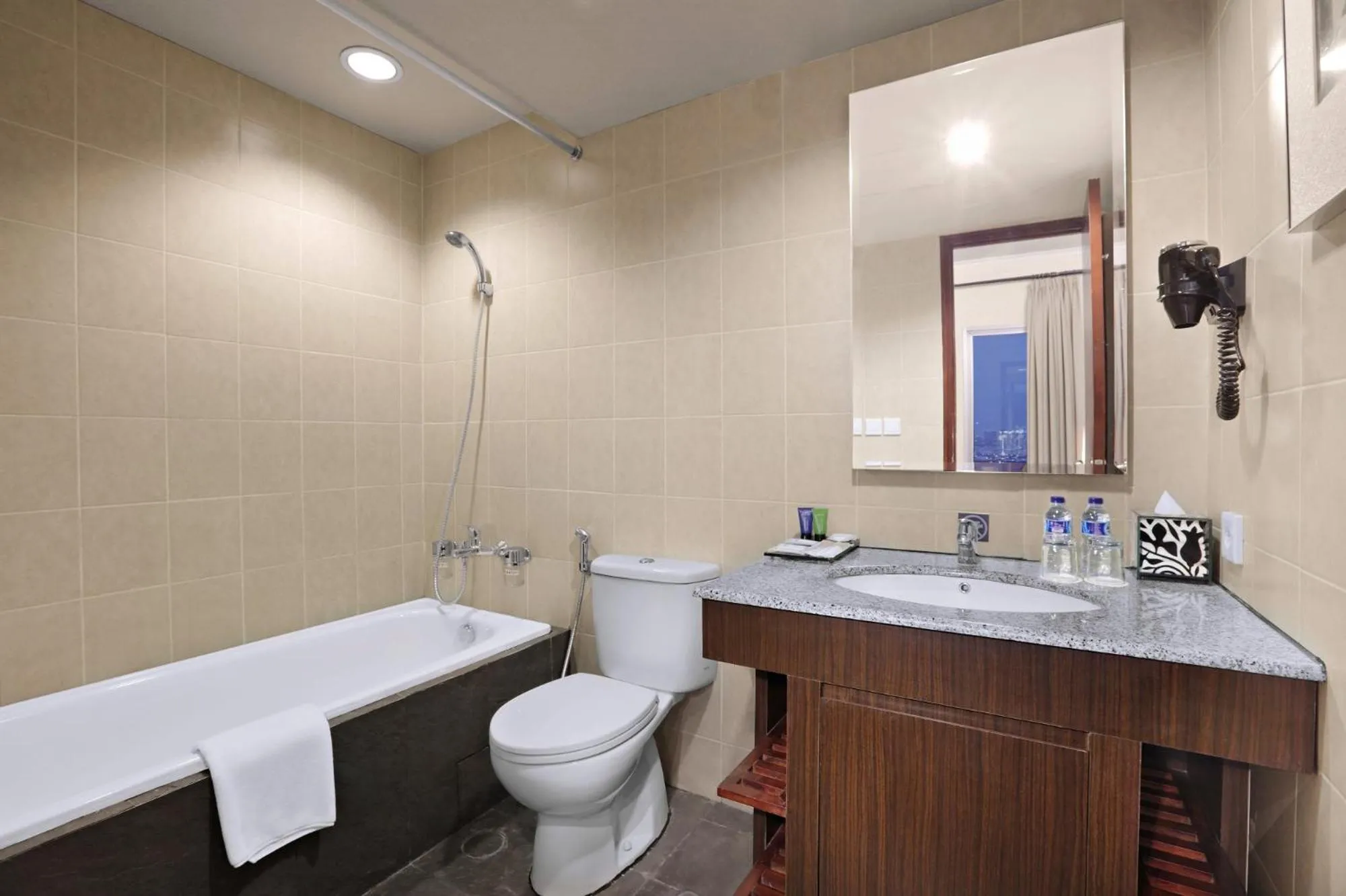 Bathroom in Grand Dafam Ancol Jakarta