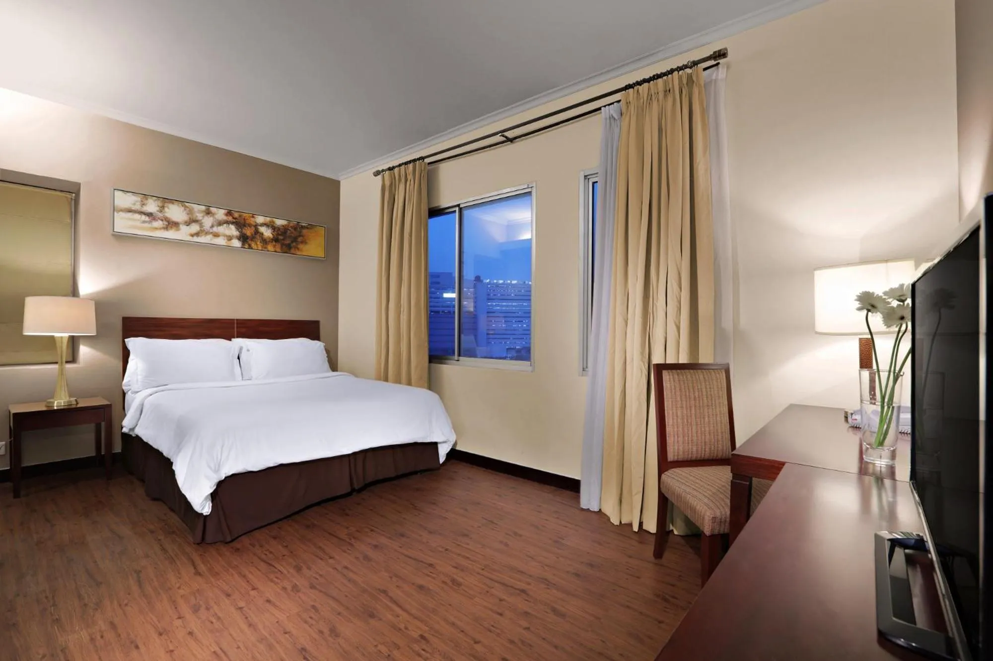 Bedroom, Bed in Grand Dafam Ancol Jakarta