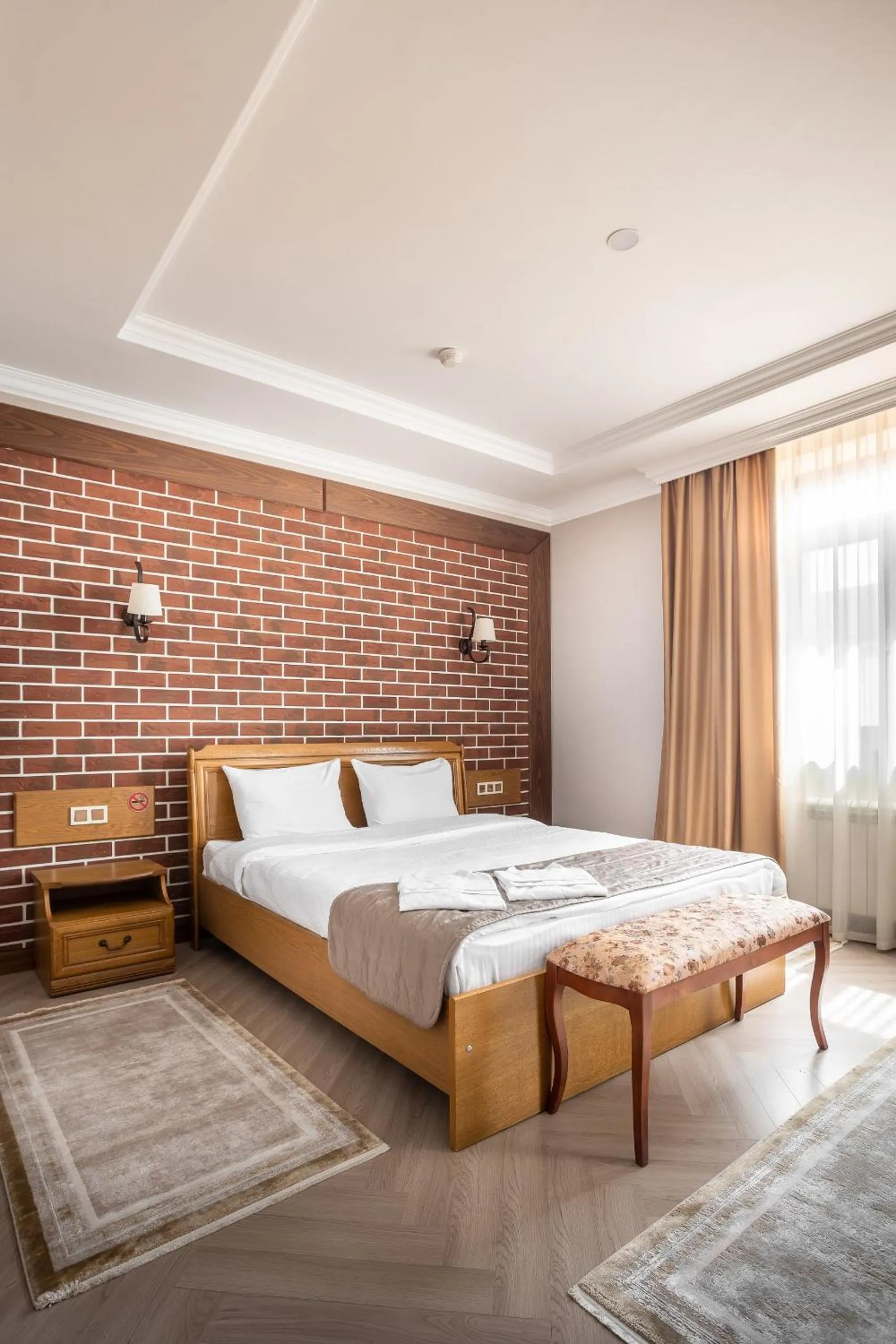 Bed in Sacvoyage Hotel