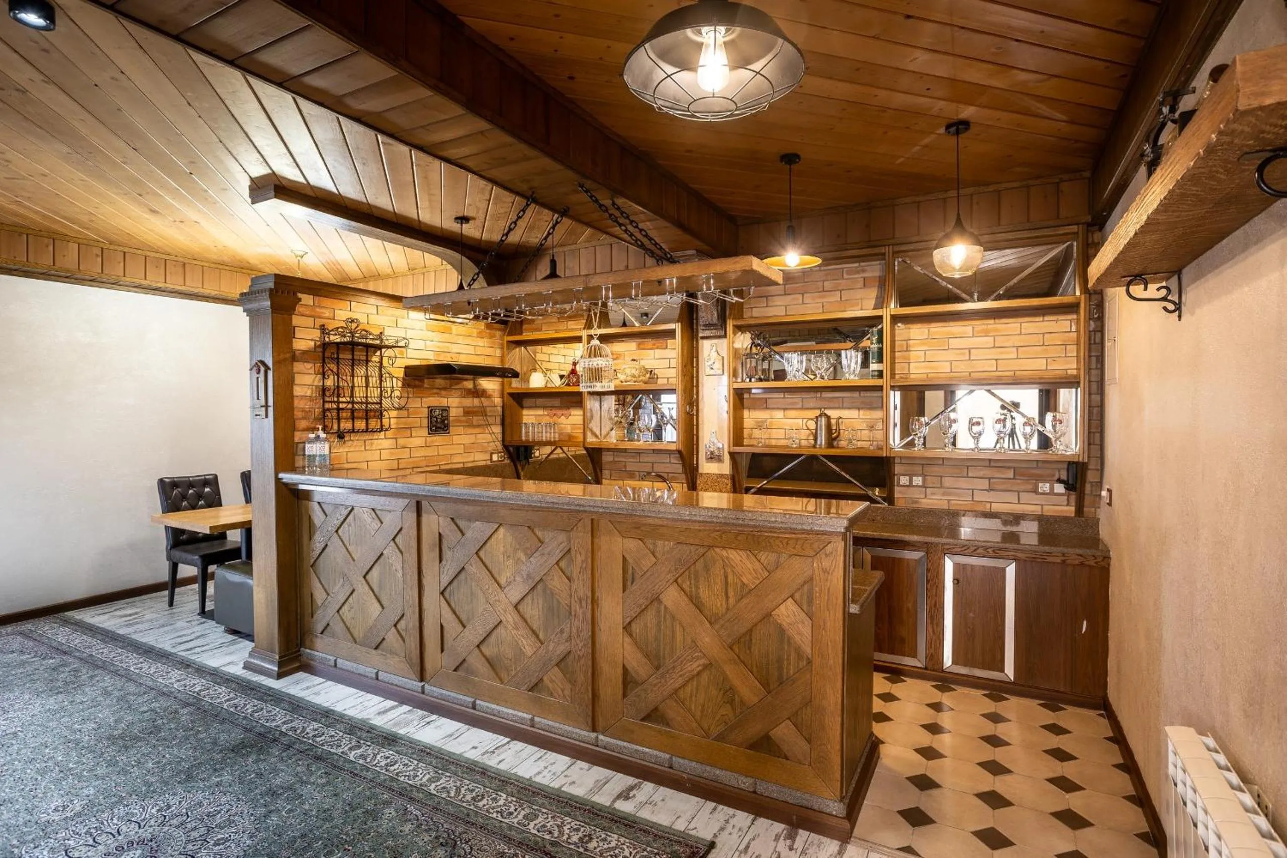 Kitchen or kitchenette in Sacvoyage Hotel