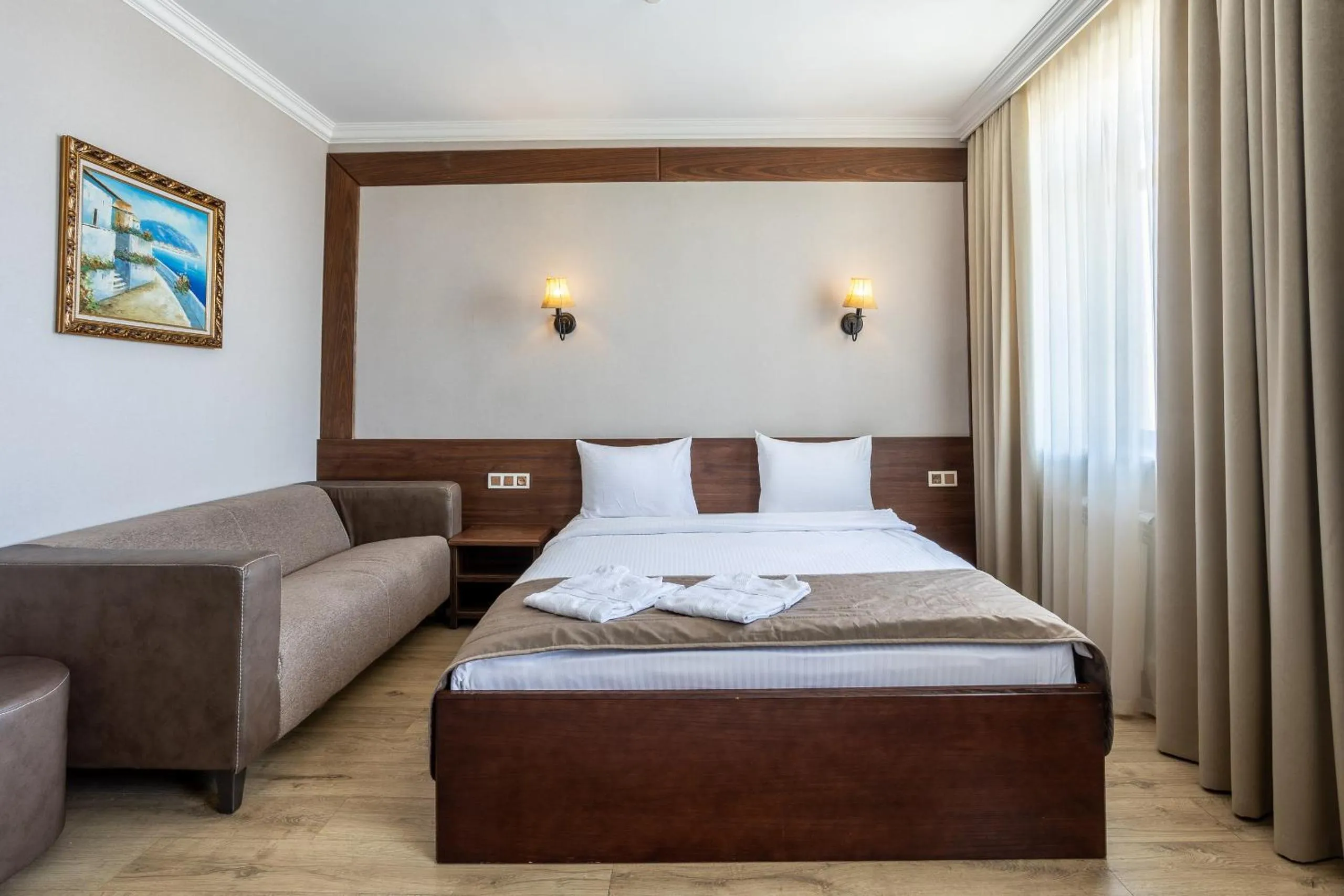 Bed in Sacvoyage Hotel