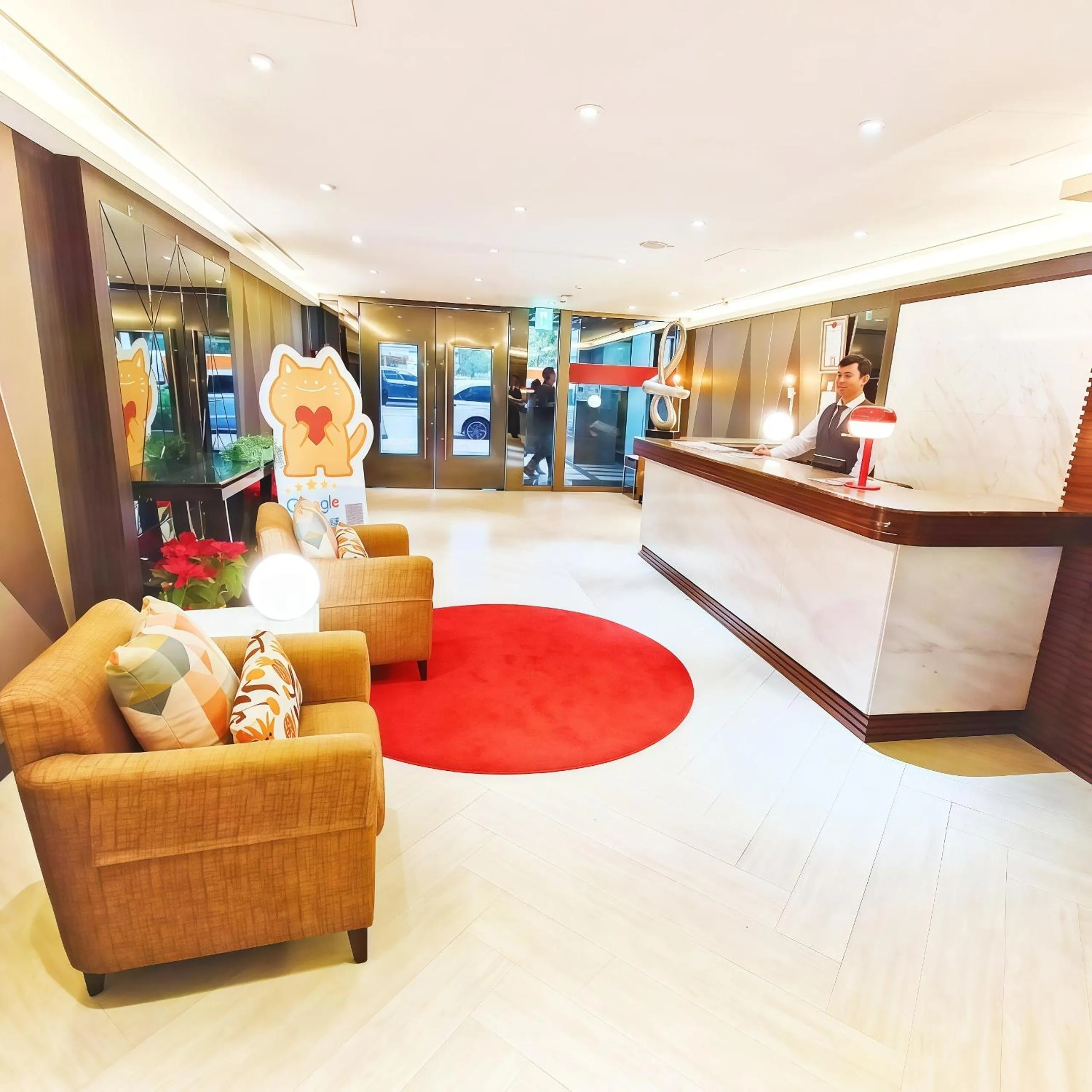 Living room in Deja Vu Hotel