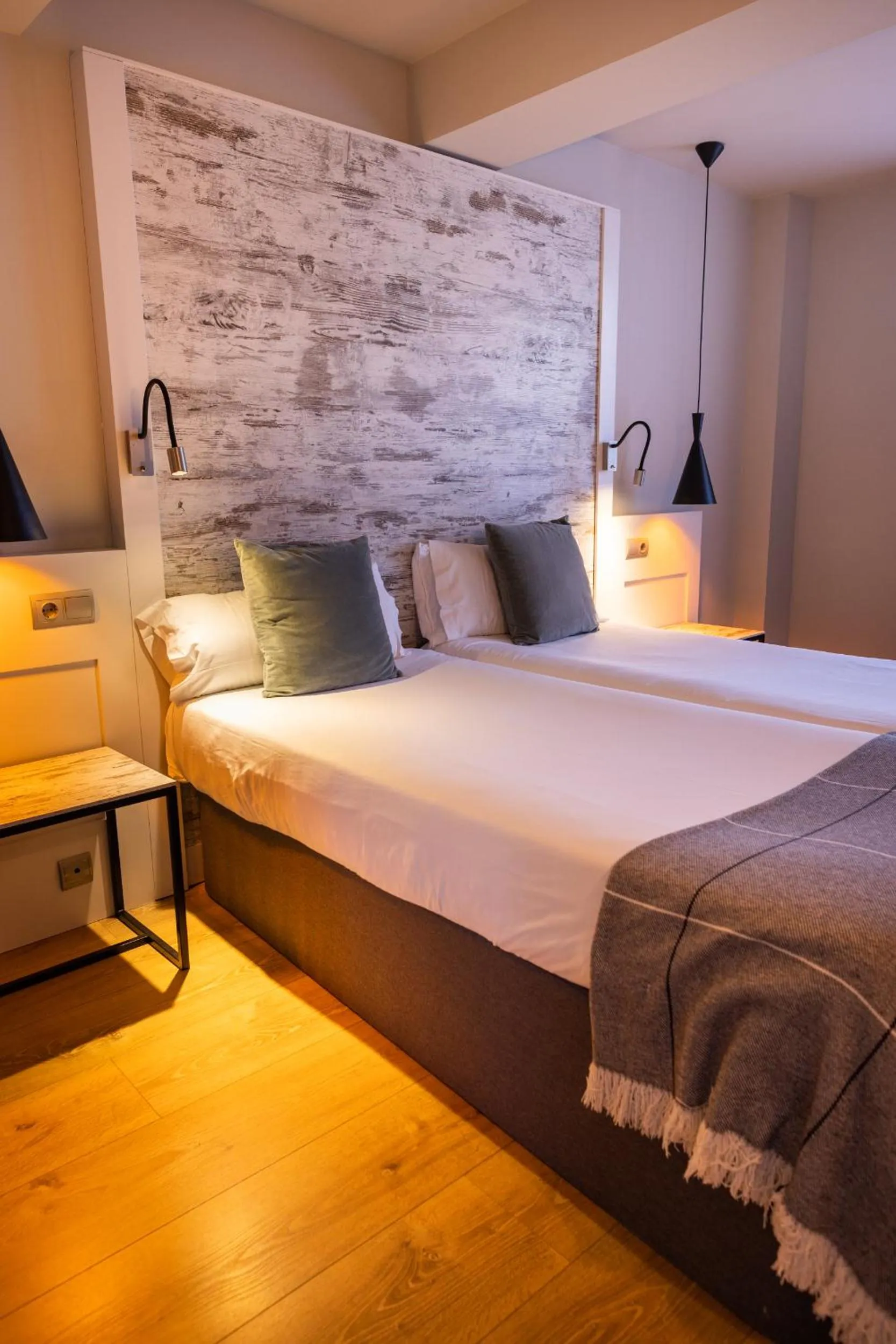 Bed in Hotel Cims de Camprodon