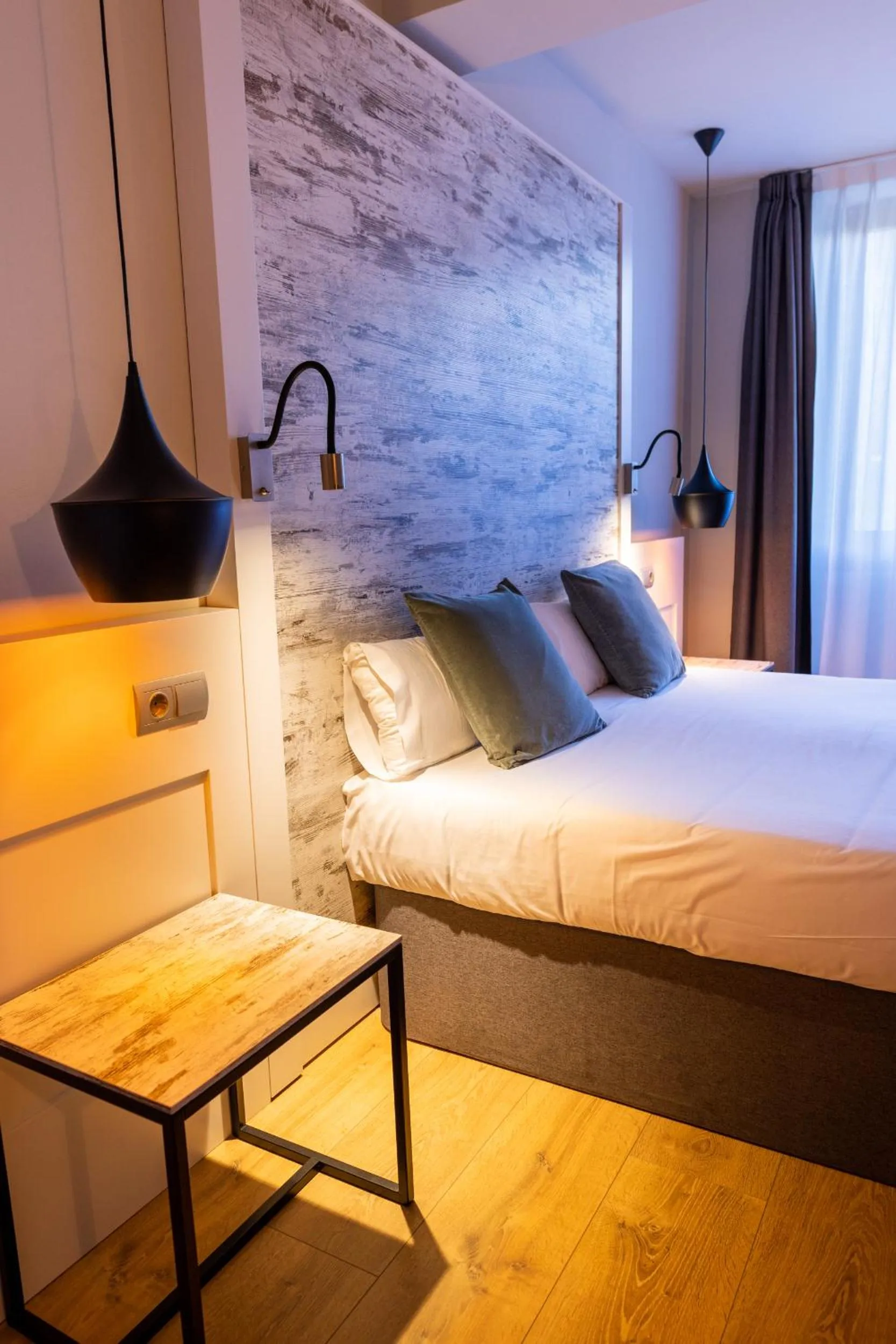 Bed in Hotel Cims de Camprodon