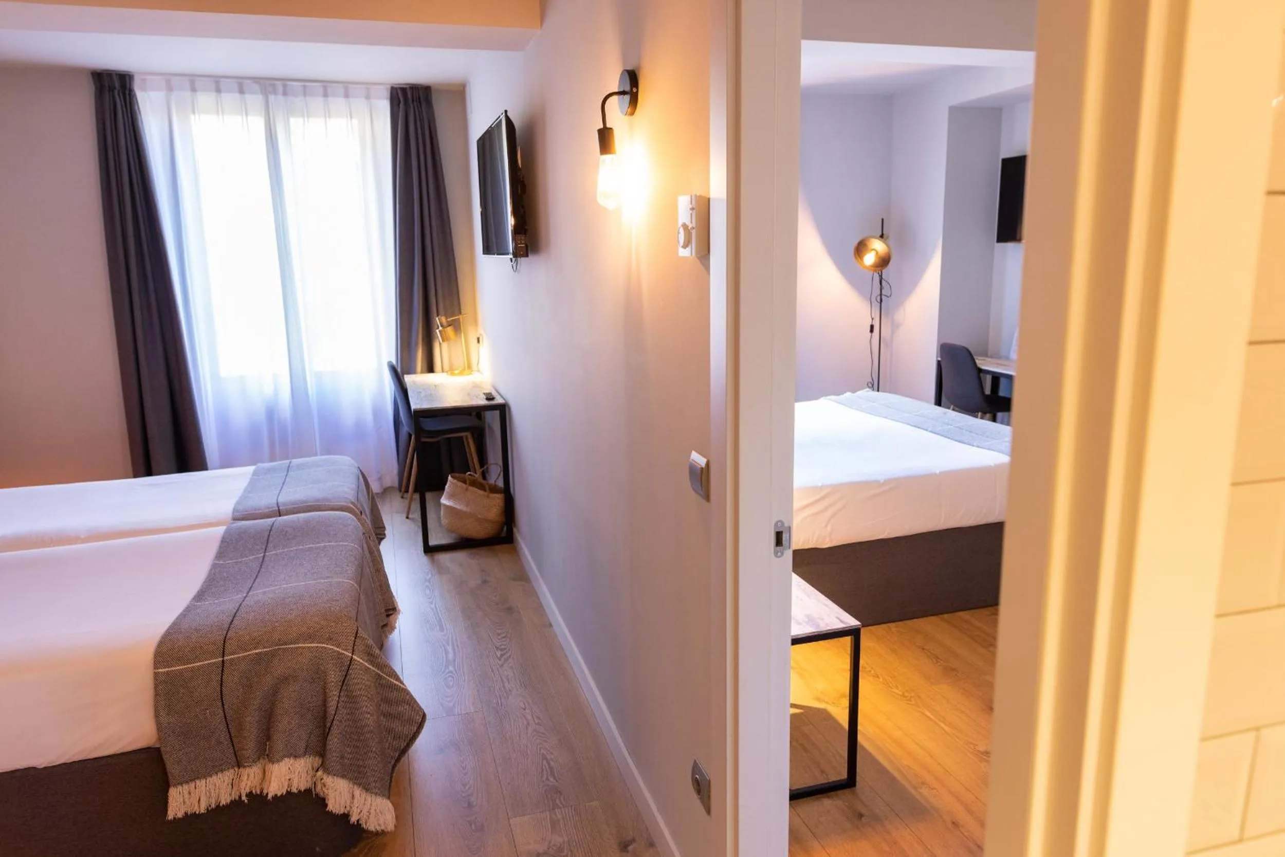 Bed in Hotel Cims de Camprodon