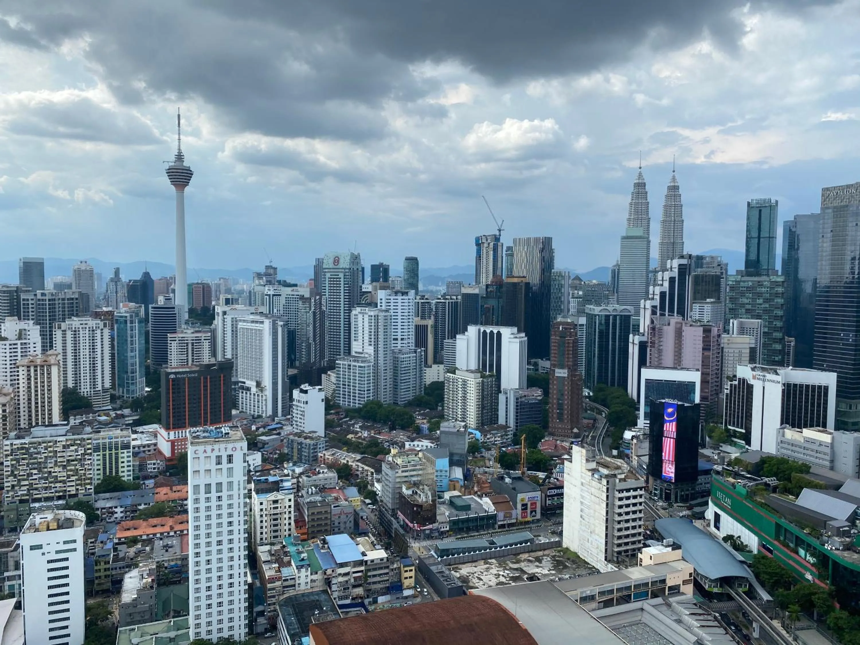 City view in Times Square Kuala Lumpur JN