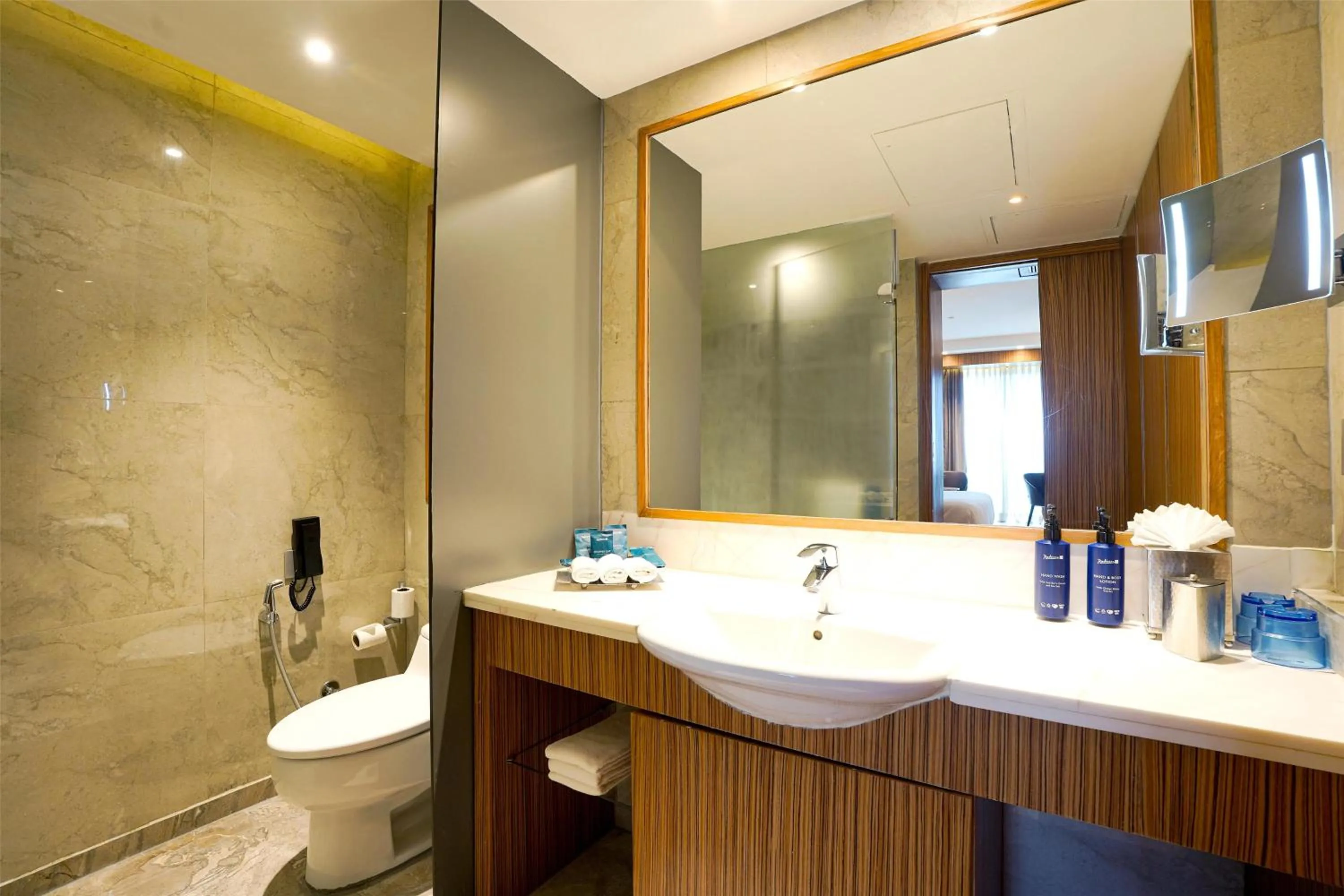 Bathroom in Radisson Blu Hotel Amritsar