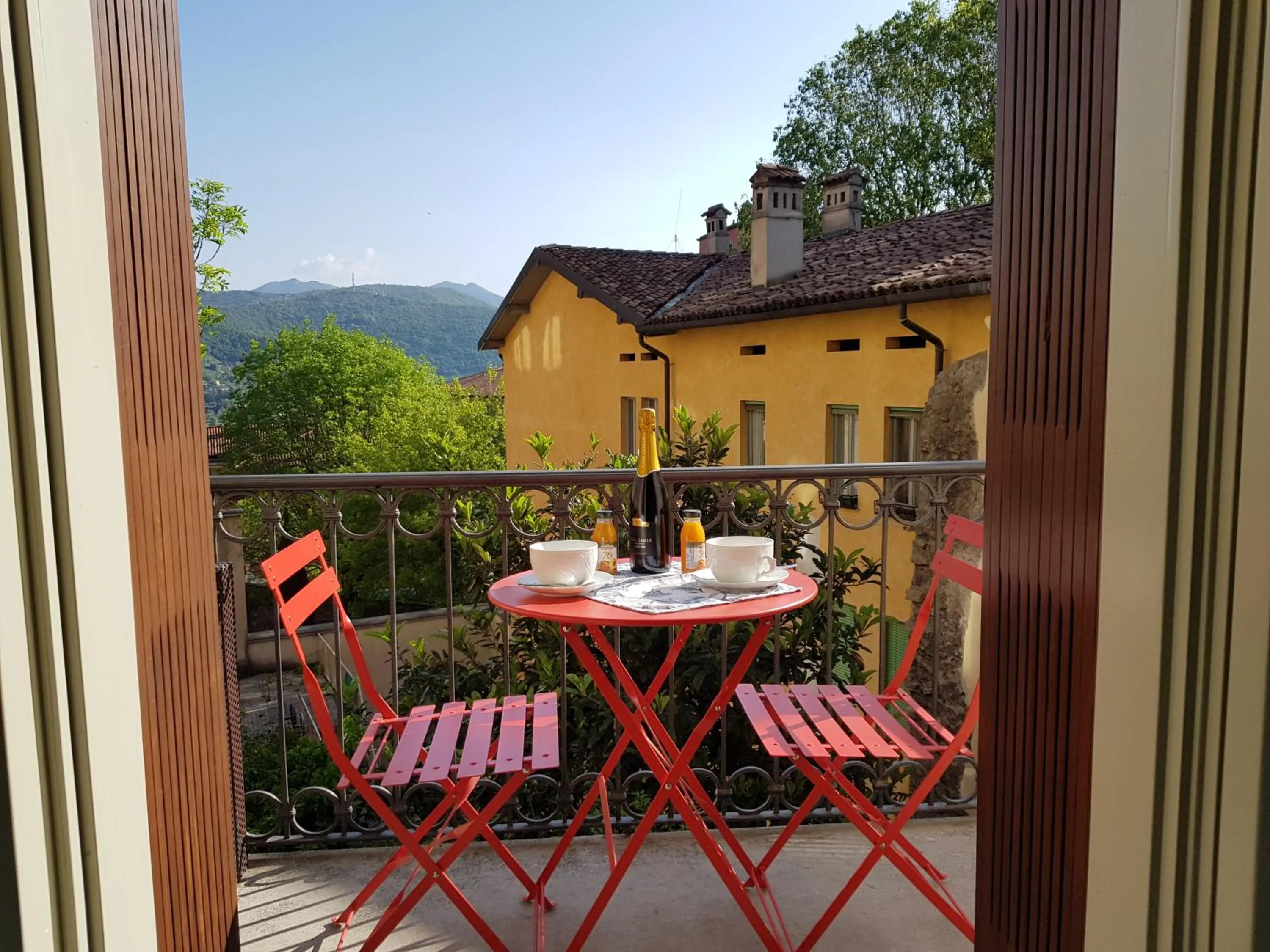 Balcony/Terrace in Bergamo Alta Guest House