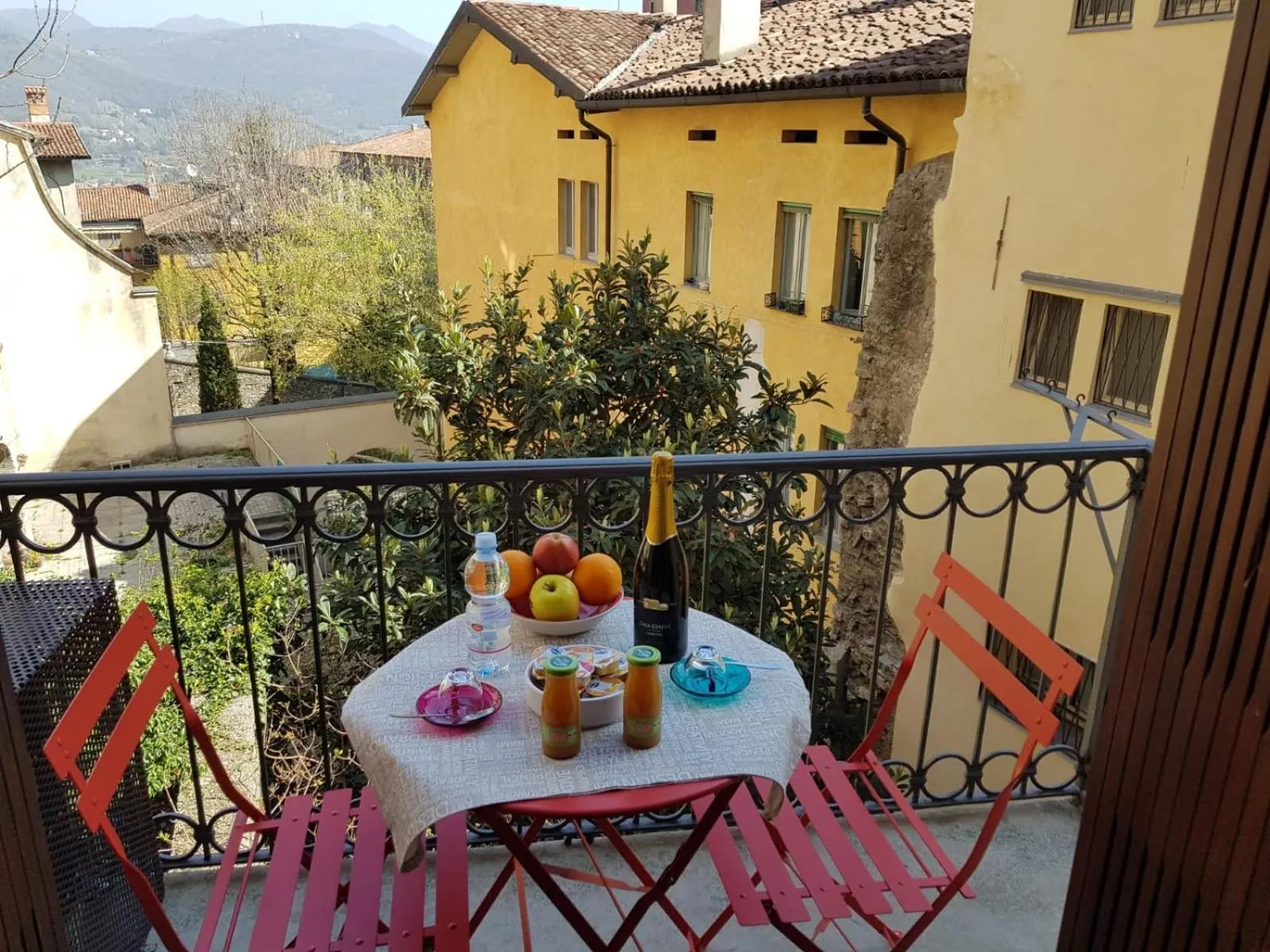 Balcony/Terrace in Bergamo Alta Guest House