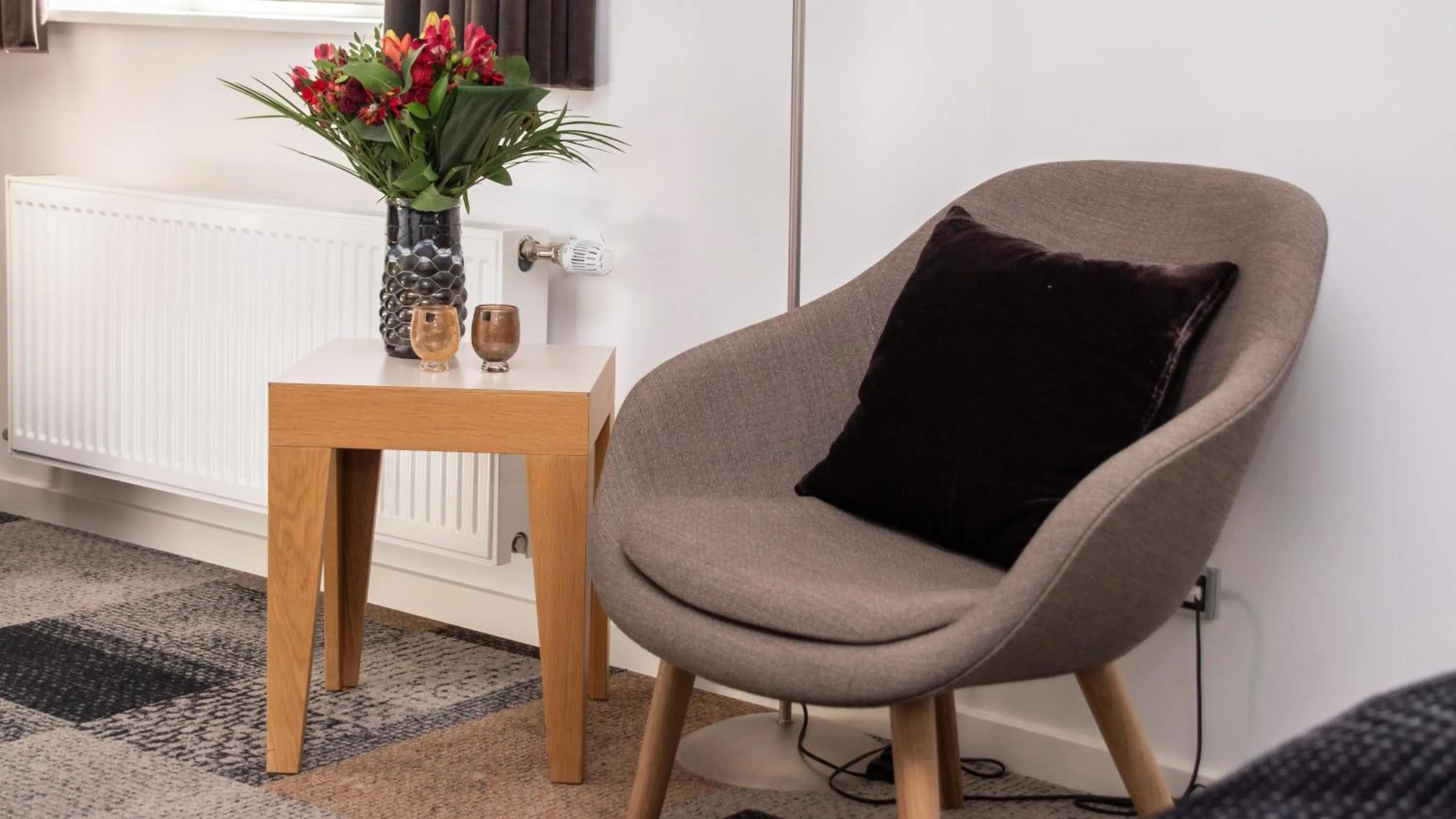 Seating area in Hotel Skivehus