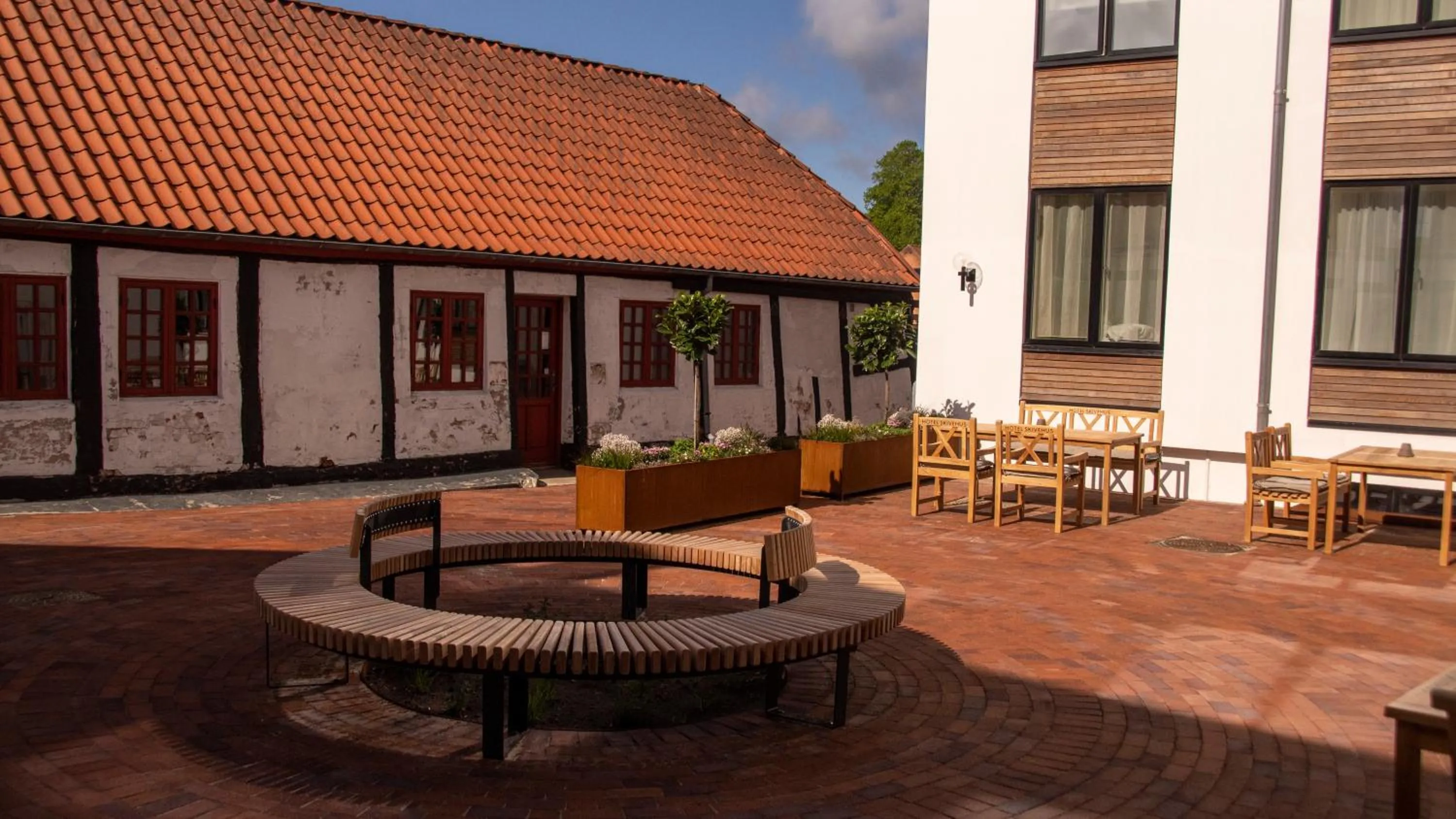 Garden in Hotel Skivehus