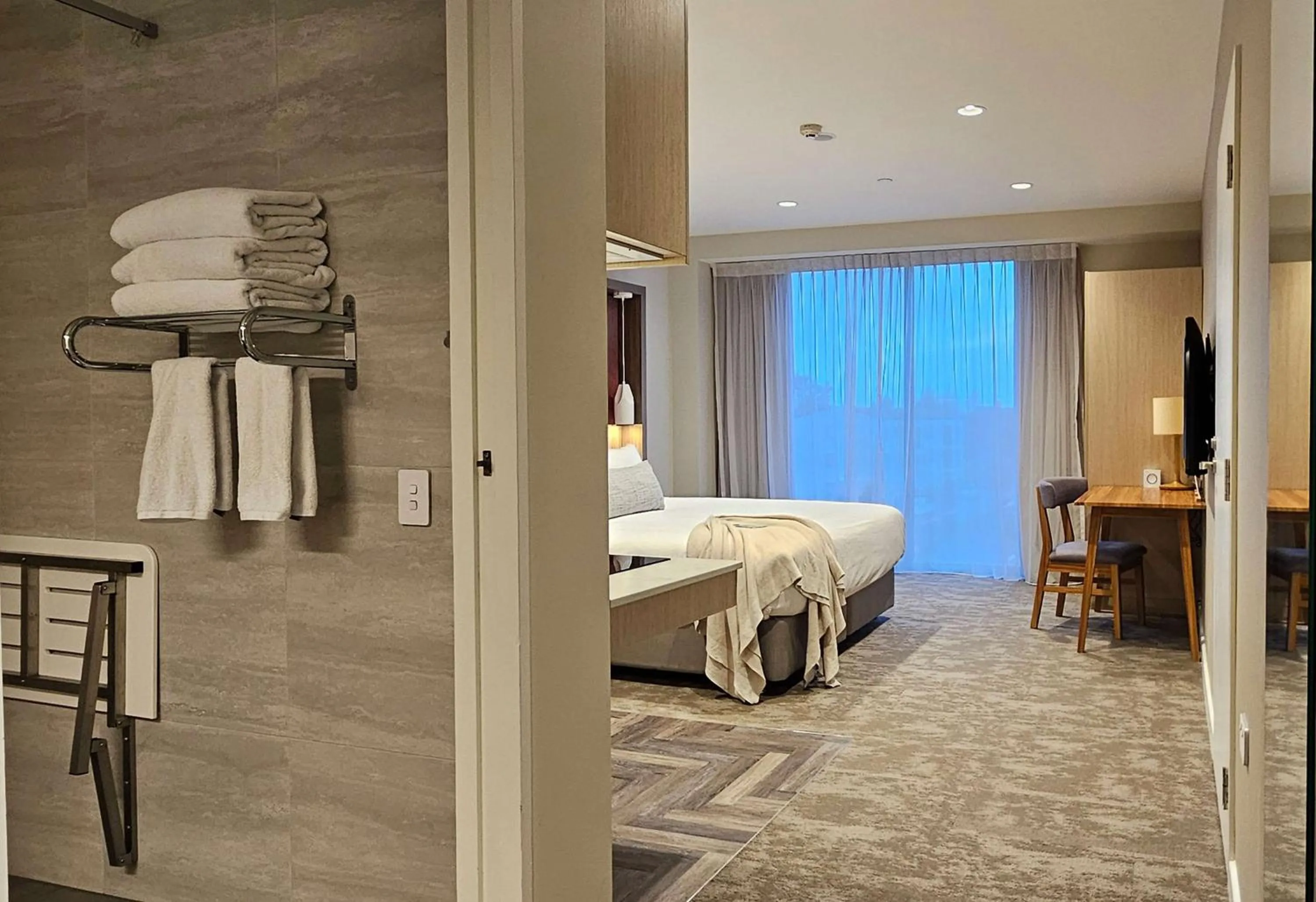 Bedroom, Bed in Sudima Christchurch City