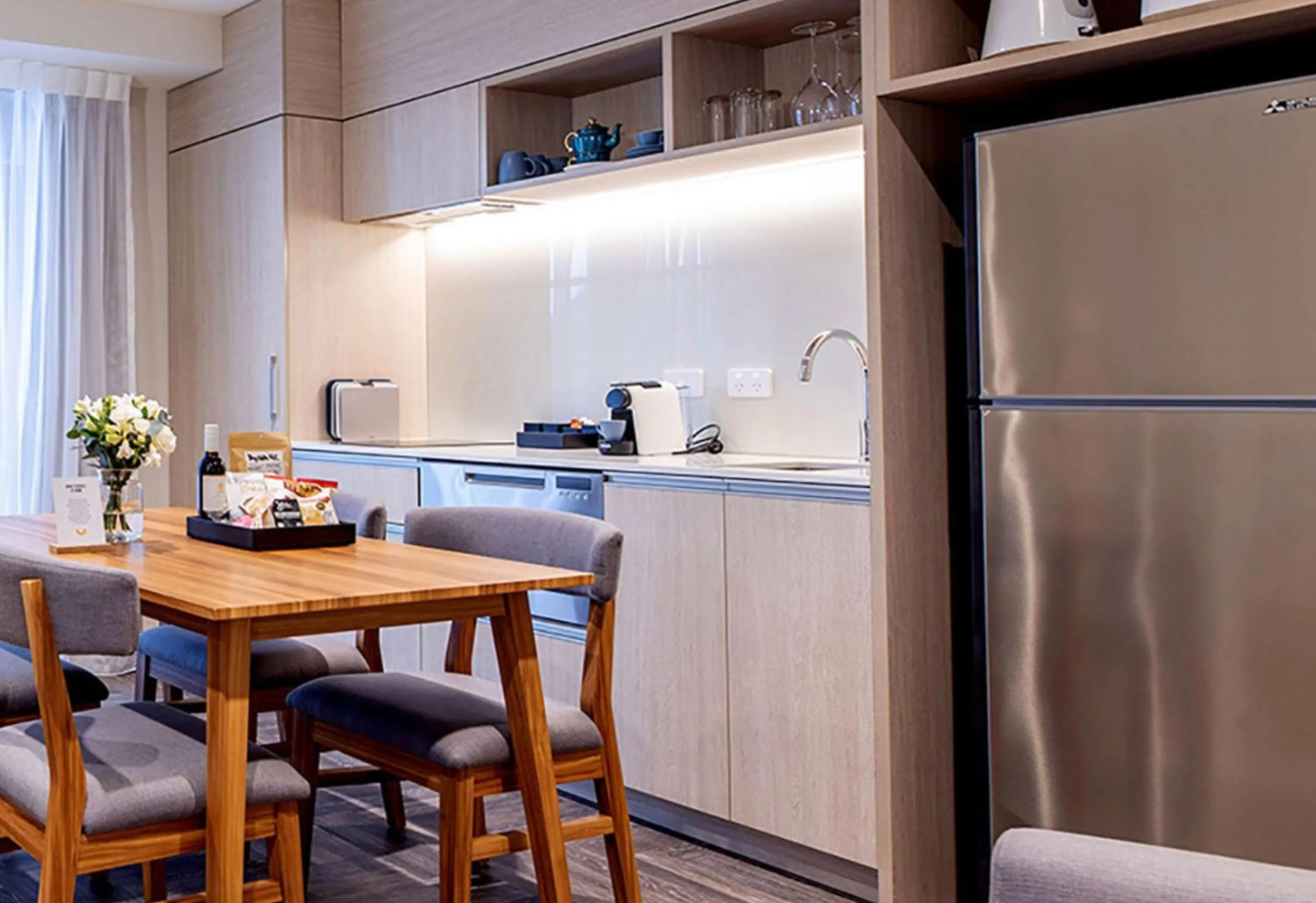 Kitchen or kitchenette in Sudima Christchurch City