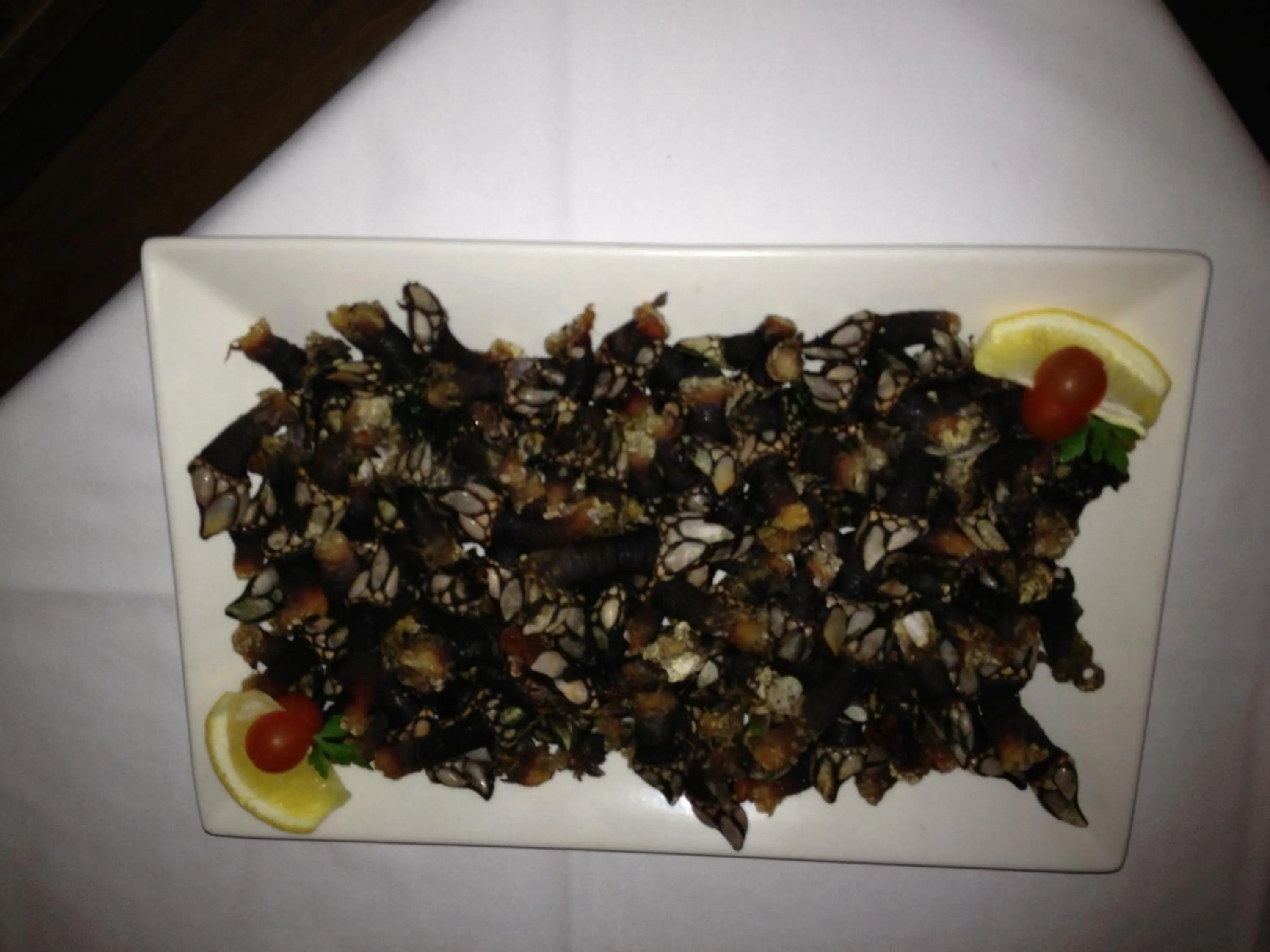 Food close-up in Hosteria San Emeterio