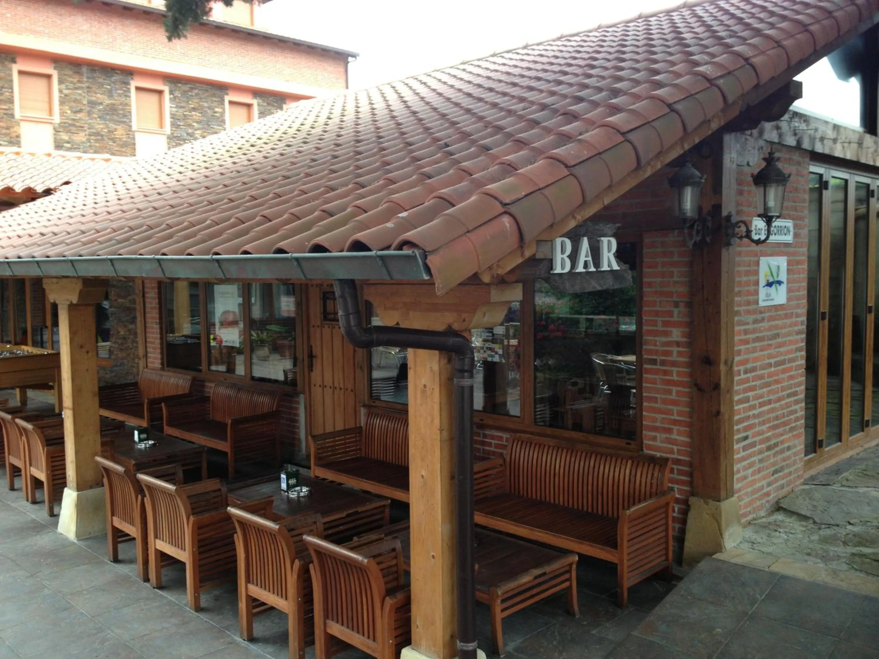 Patio in Hosteria San Emeterio