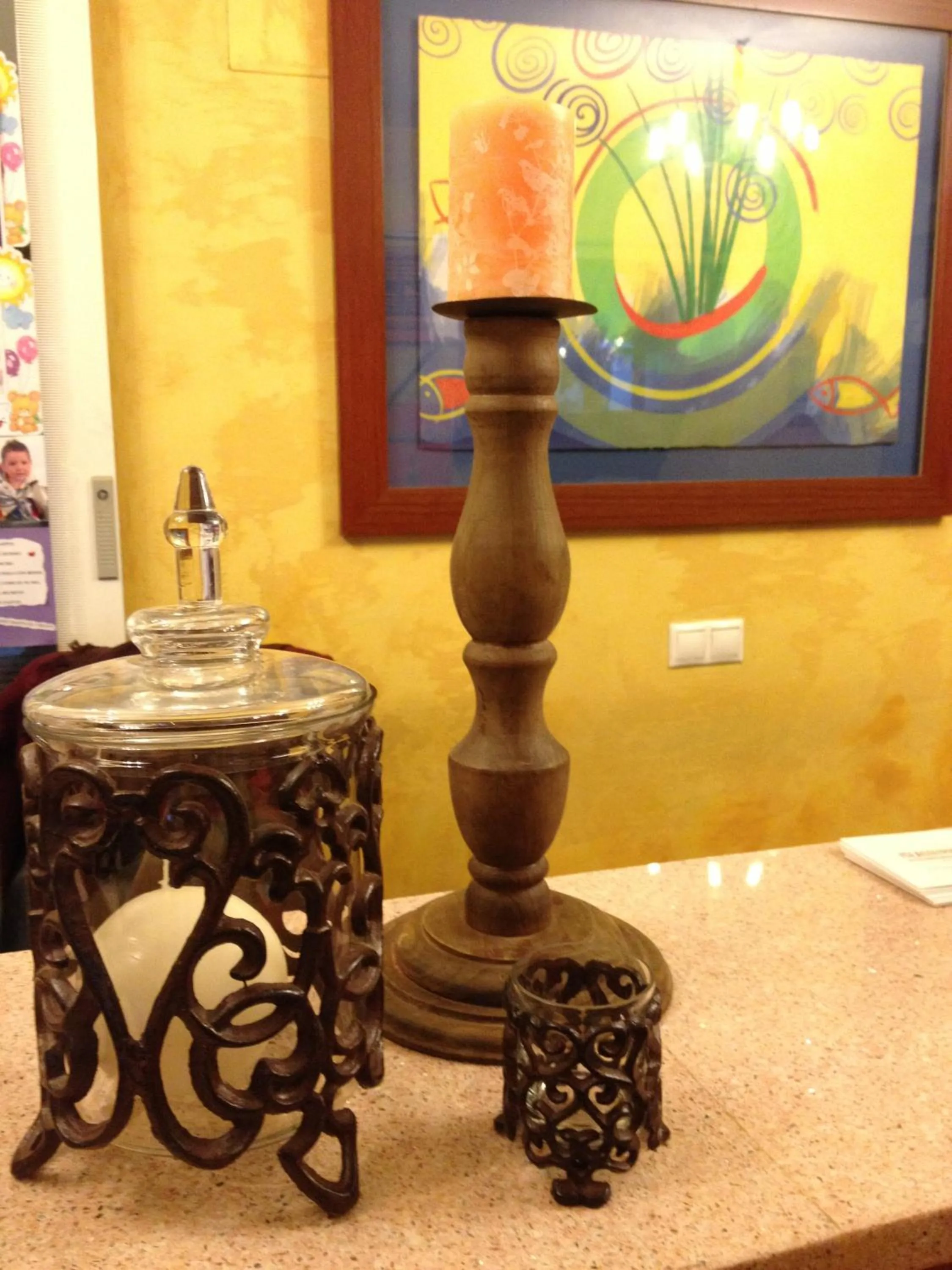 Decorative detail in Hosteria San Emeterio