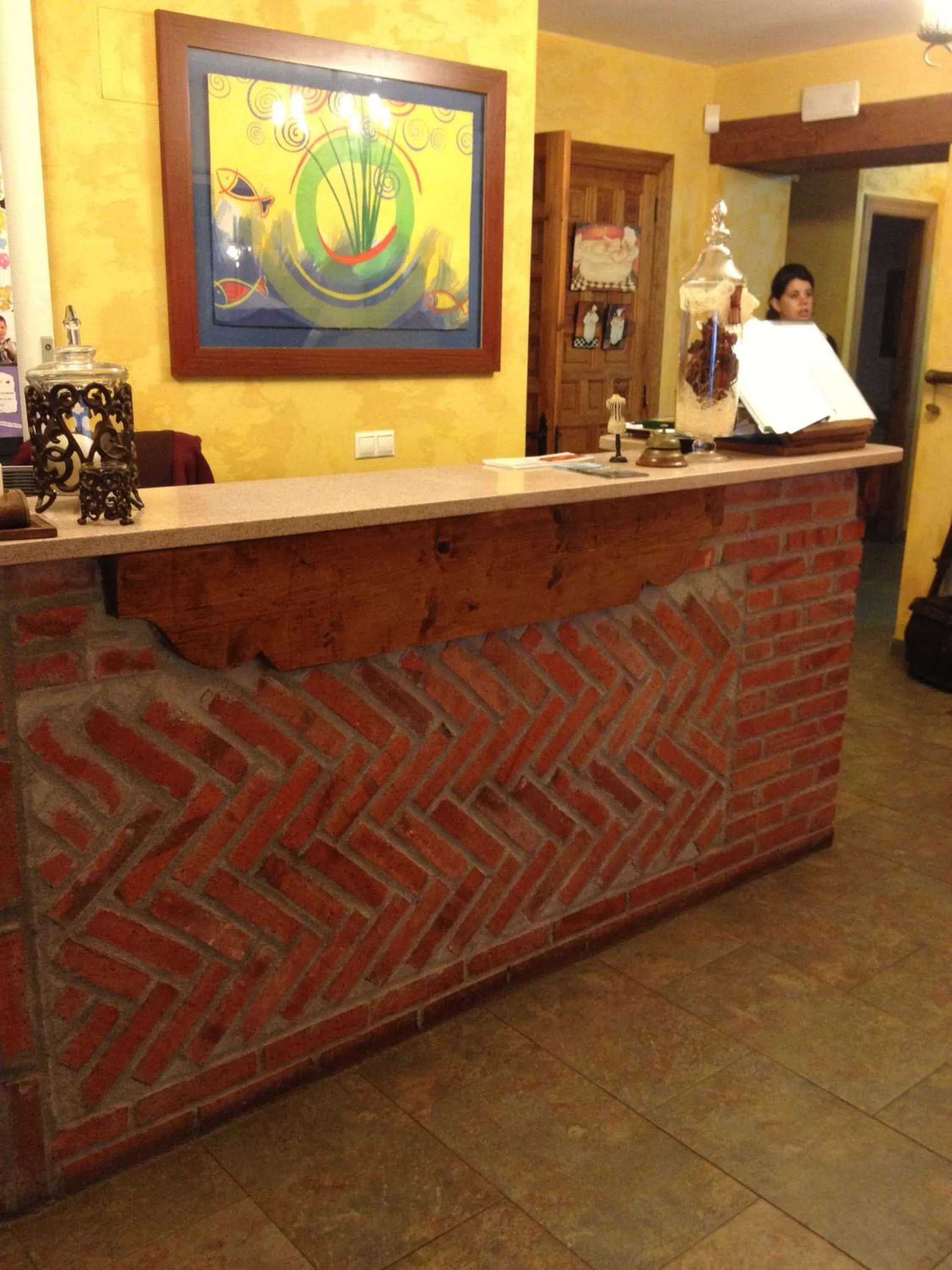 Lobby or reception in Hosteria San Emeterio