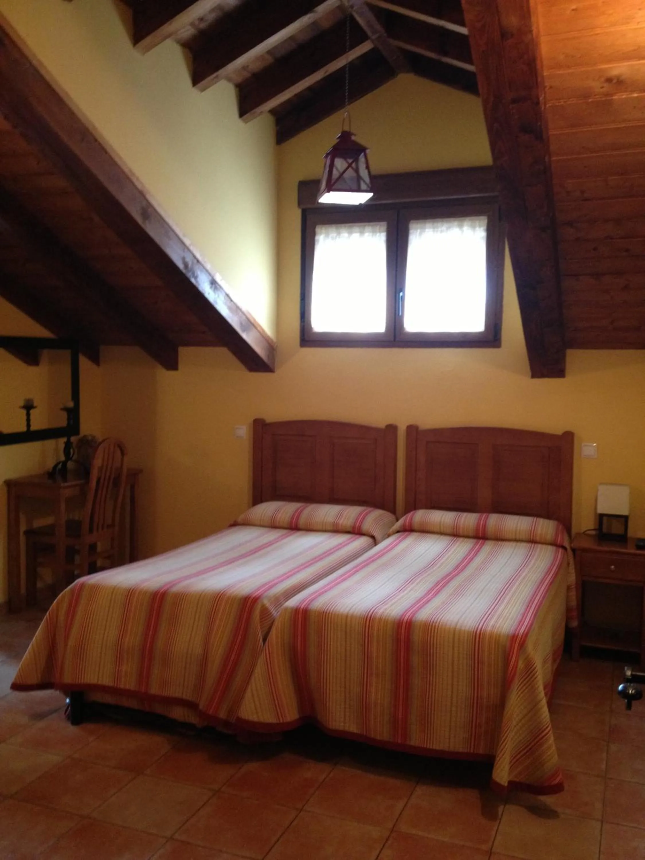 Bed in Hosteria San Emeterio