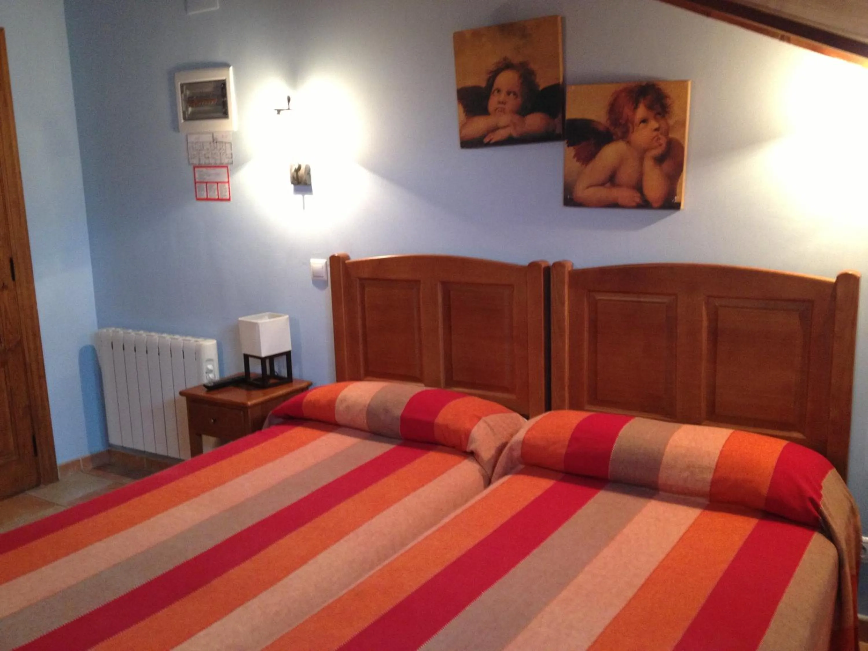 Bed in Hosteria San Emeterio