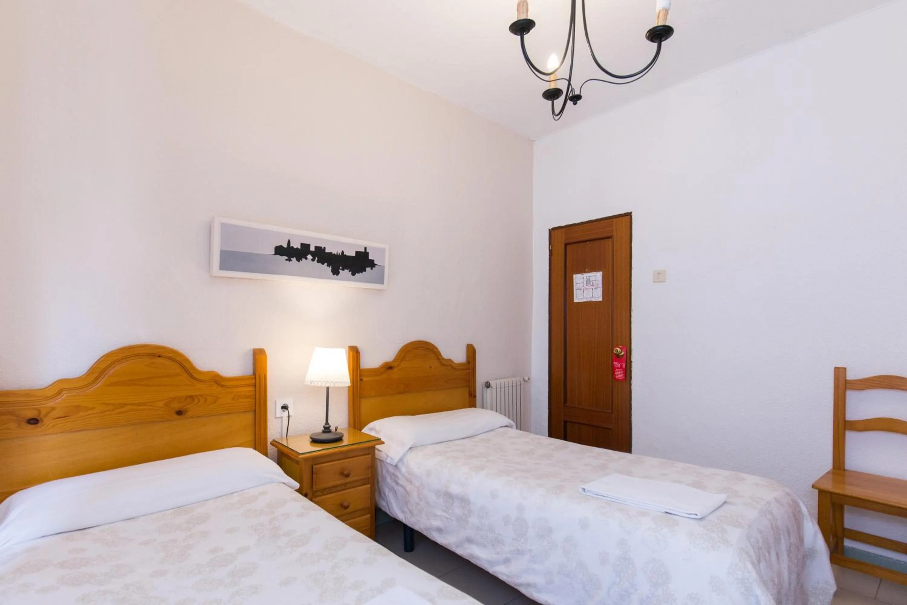 Bed in Pension Mesones