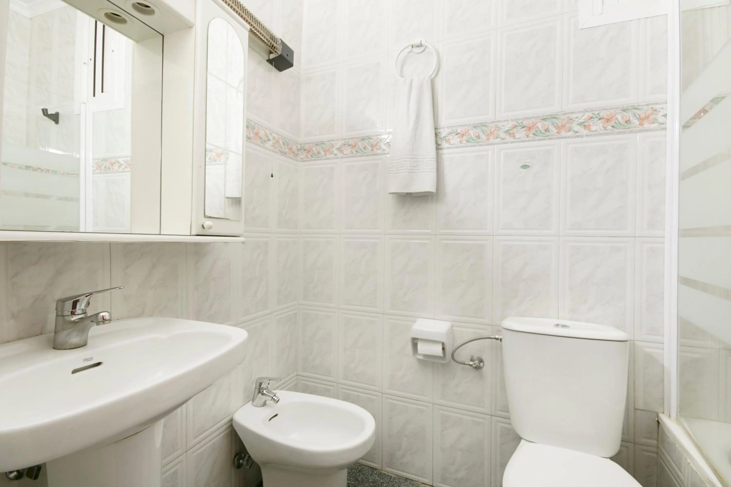 Shower in Pension Mesones