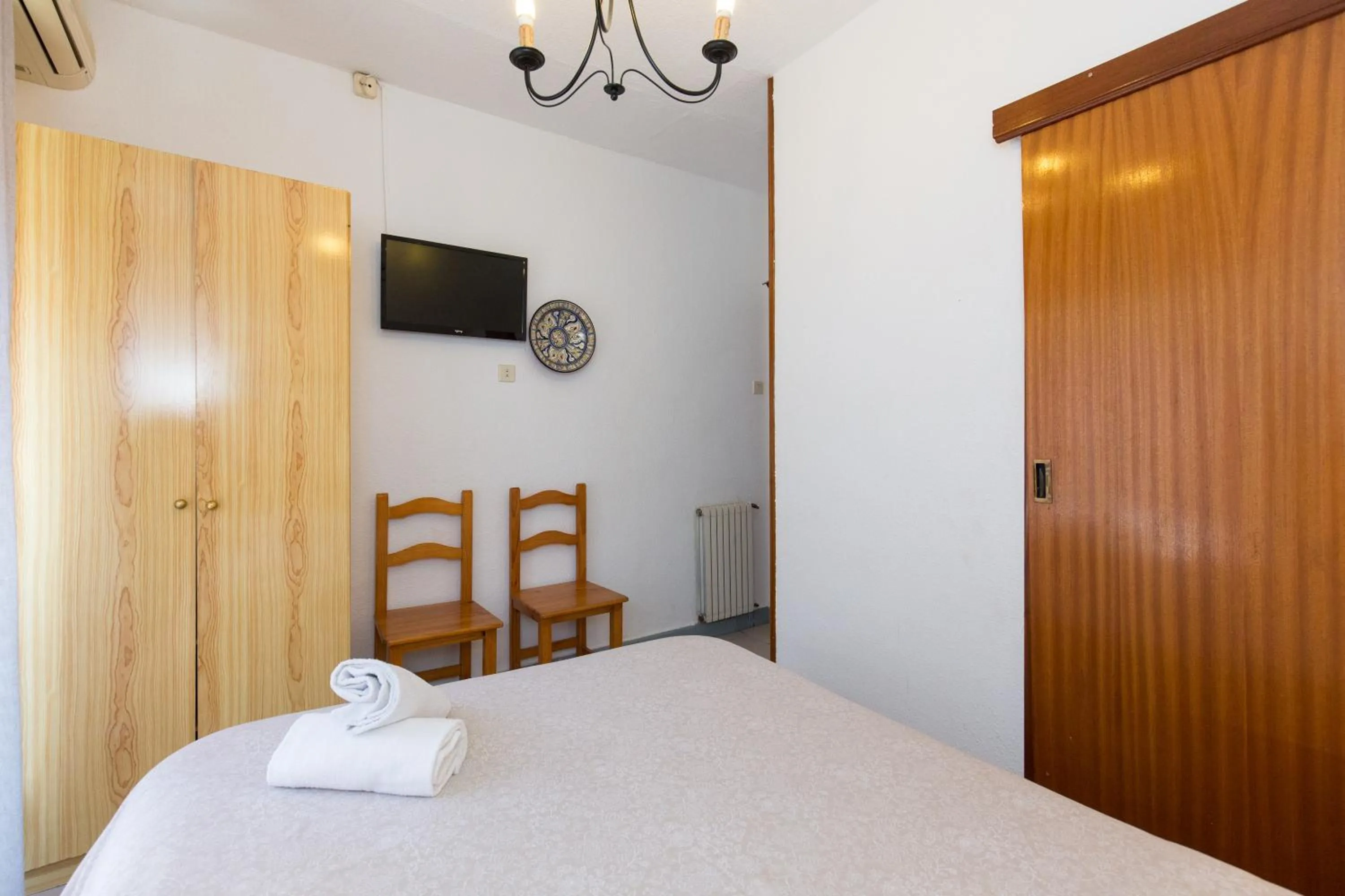 Bed in Pension Mesones